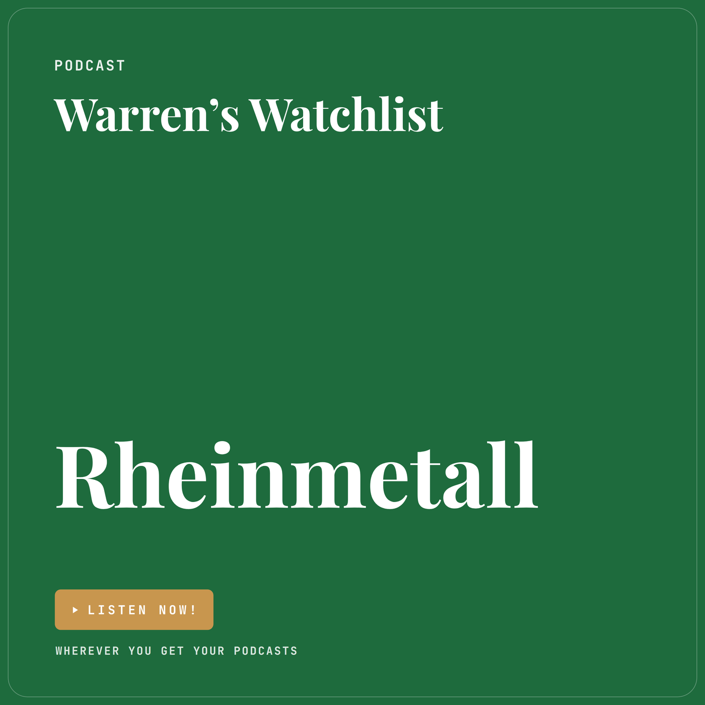 Rheinmetall - Update 08/28/2026 - ISIN DE0007030009
