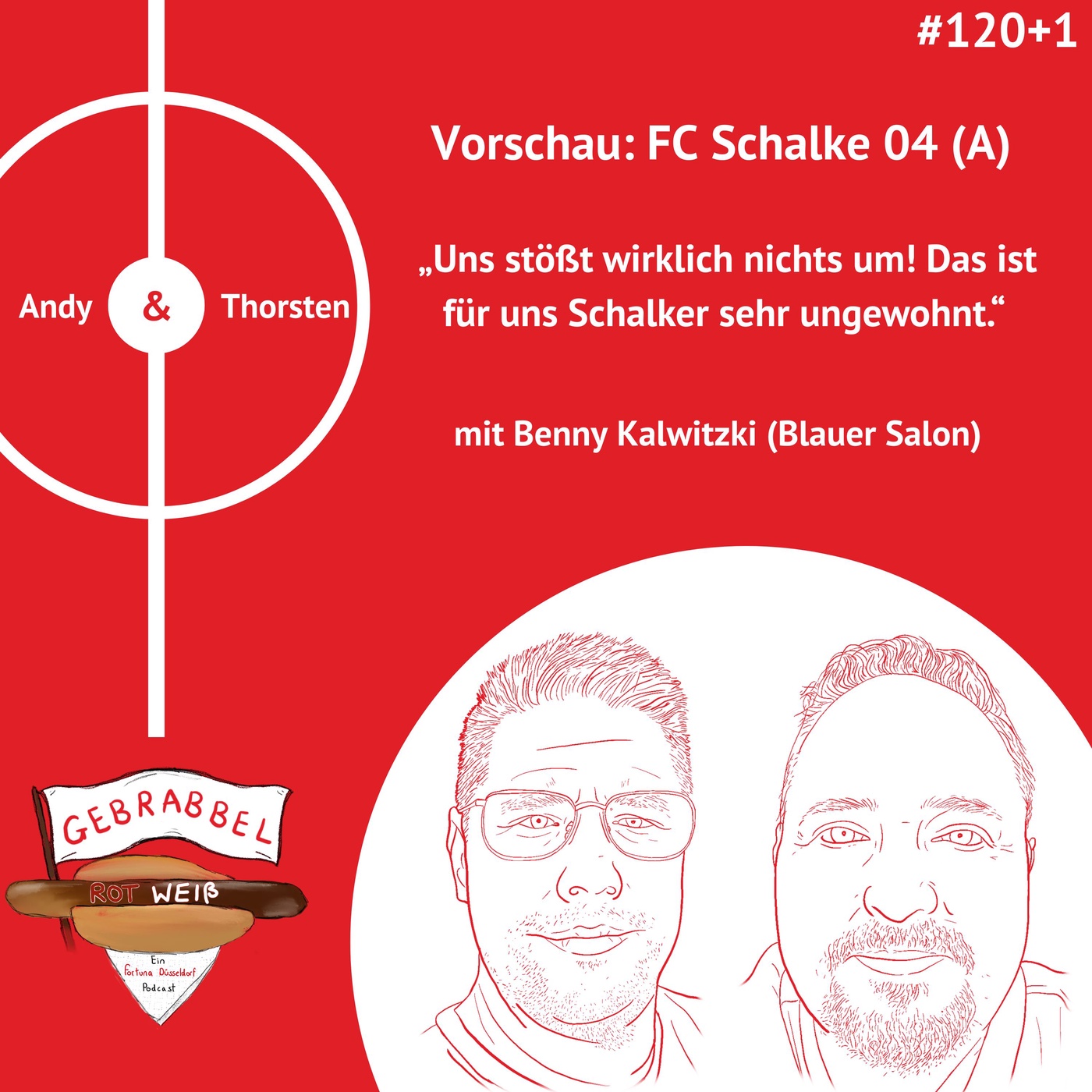 #120+1: Vorschau: FC Schalke 04 (A) – „Uns stößt wirklich nichts um! Das ist für uns Schalker sehr ungewohnt.“ mit Benny Kalwitzki (Blauer Salon)