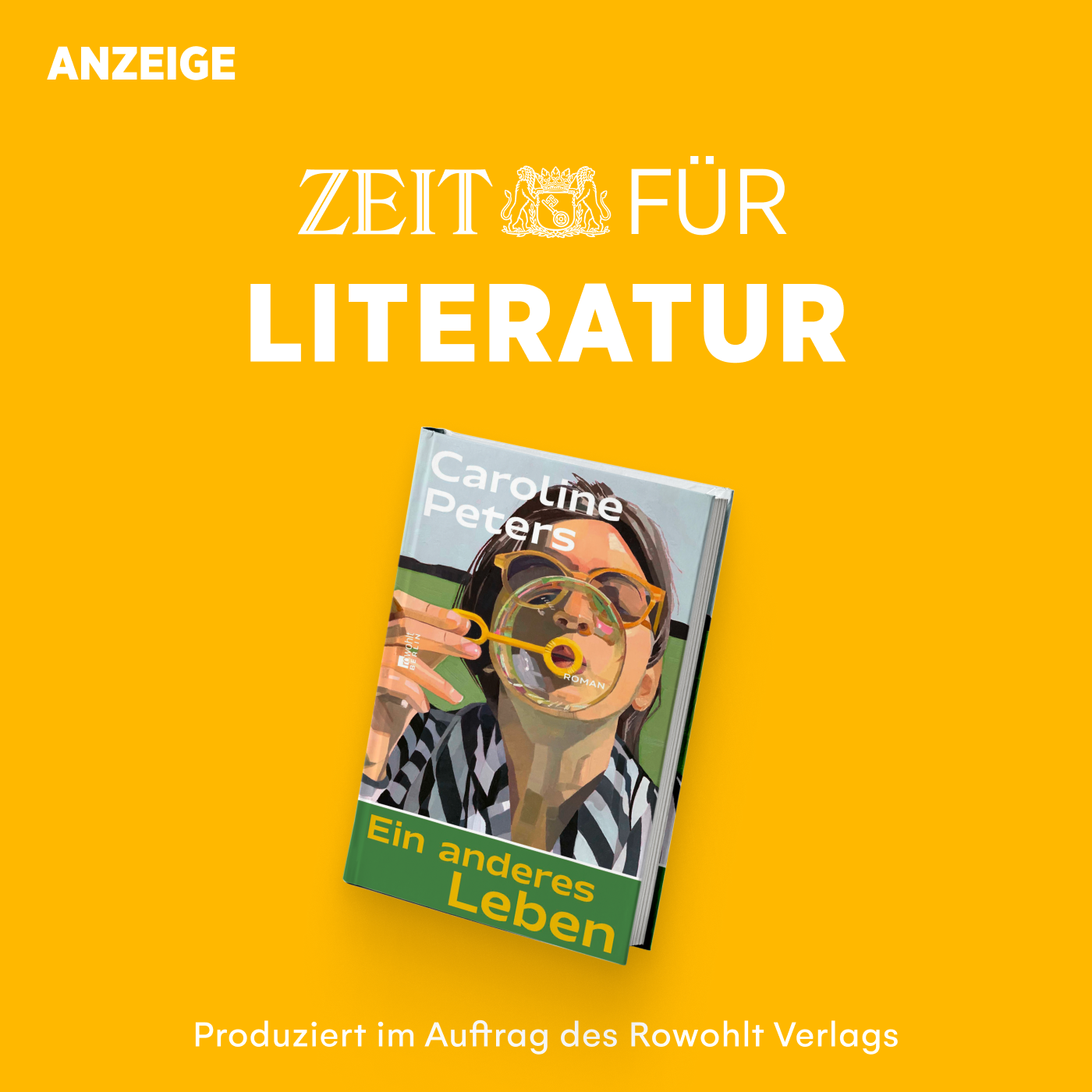 ZEIT für Literatur mit Caroline Peters