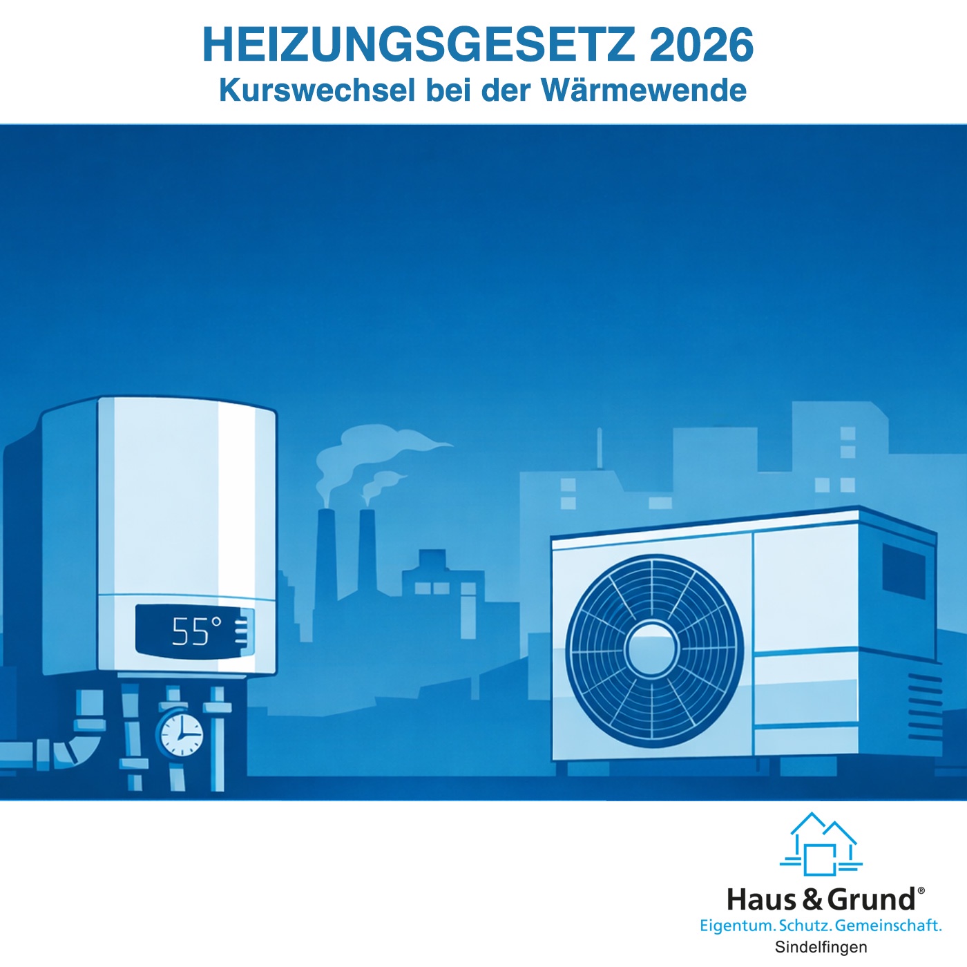 Heizungsgesetz 2026: Kurswechsel bei der Wärmewende