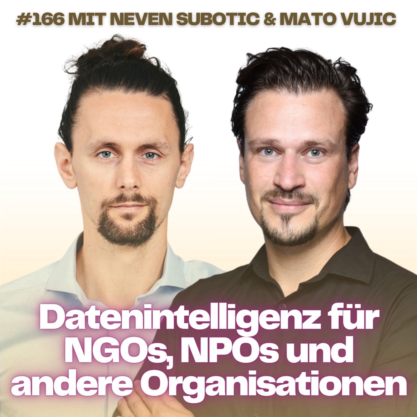 #166 mit Neven Subotic & Mato Vujic | Datenwertschöpfung für NGOs, NPOs und andere Organisationen