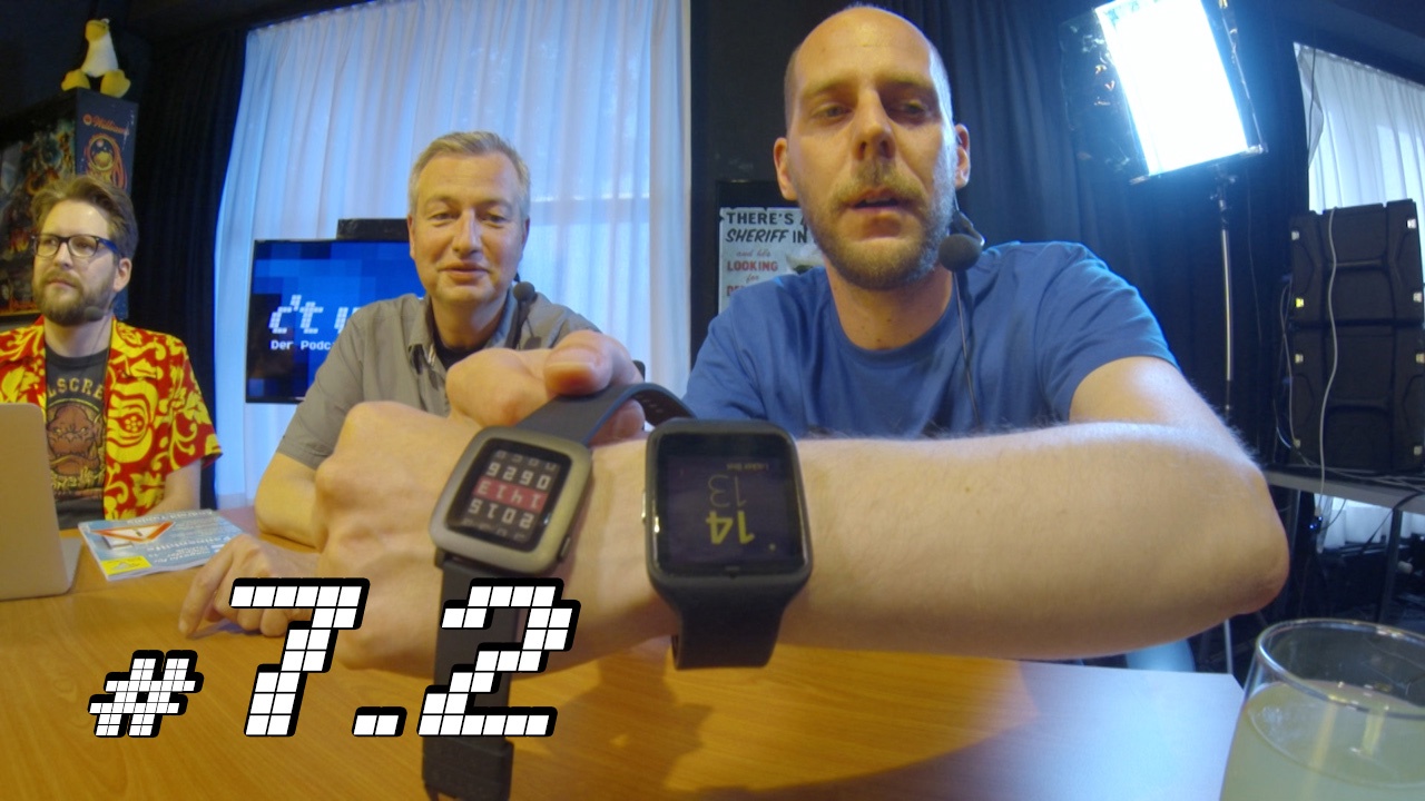 c't uplink 7.2: Pebble Time, Spiele-Blockbuster, Recht auf Vergessen