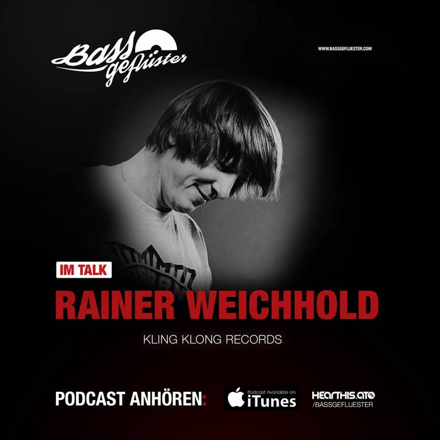 Rainer Weichhold (Kling Klong Records) beim Bassgeflüster