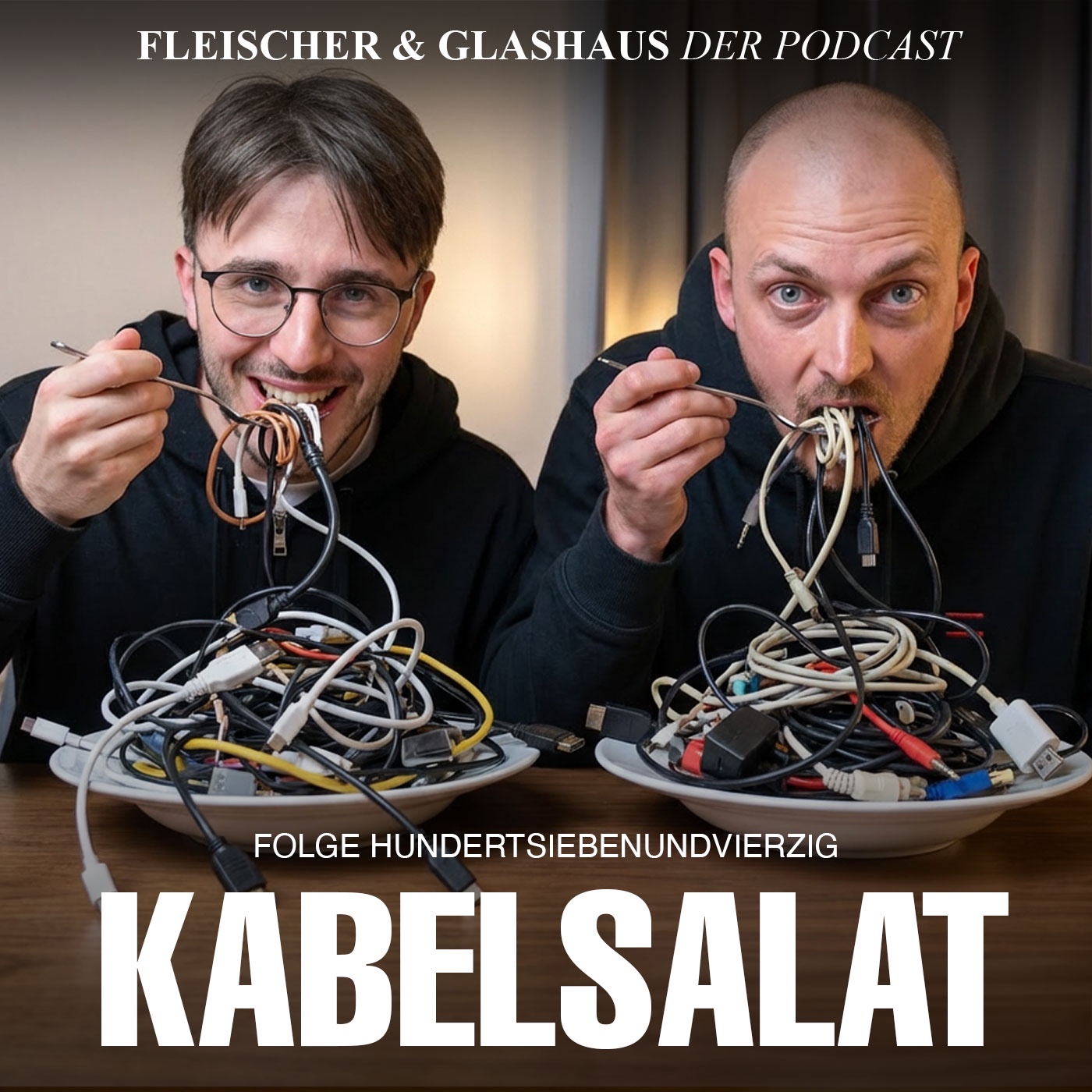 Echte Männer fressen Kabel.