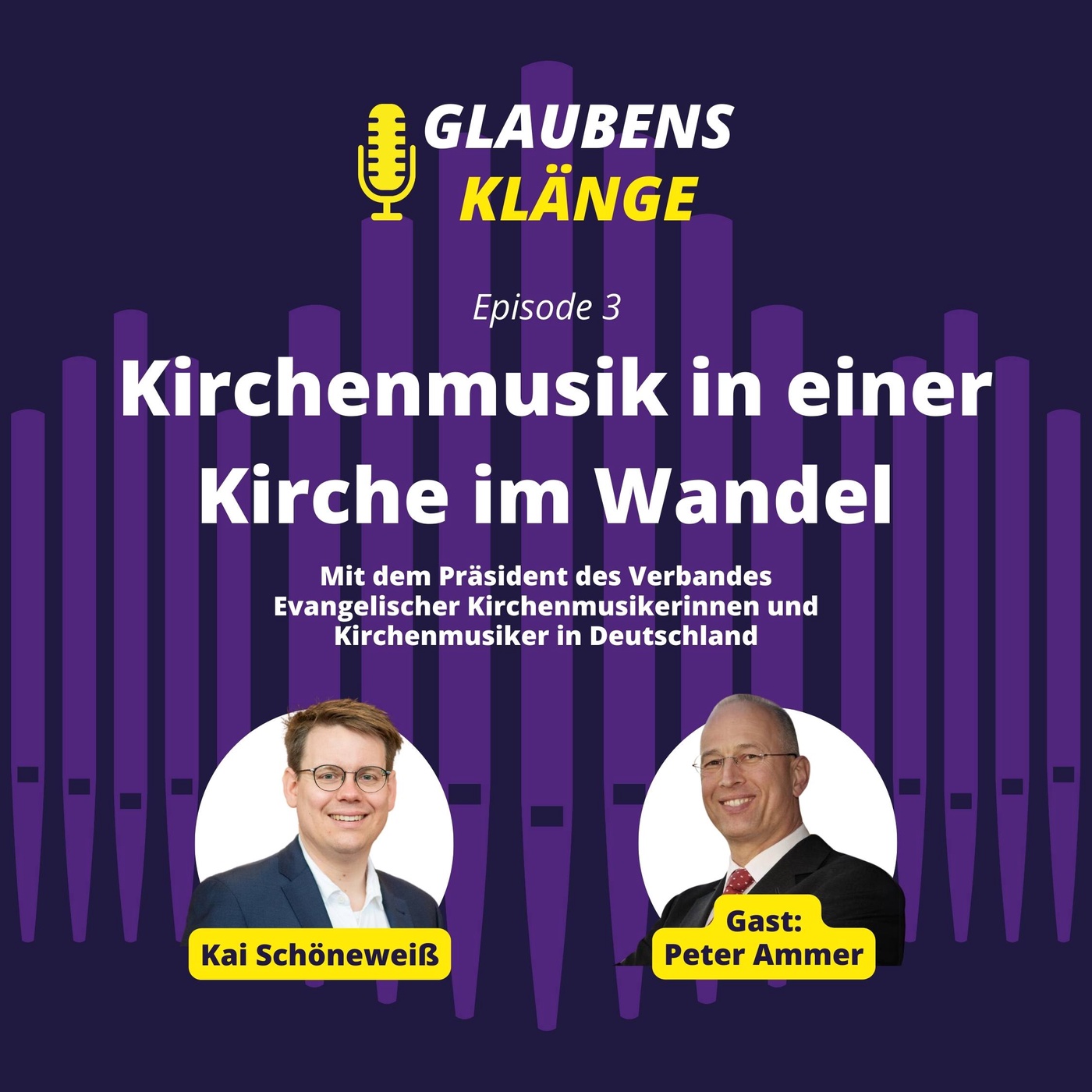 3 - Kirchenmusik in einer Kirche im Wandel - Gast: Peter Ammer, Präsident d. Verbandes Ev. Kirchenmusiker:innen