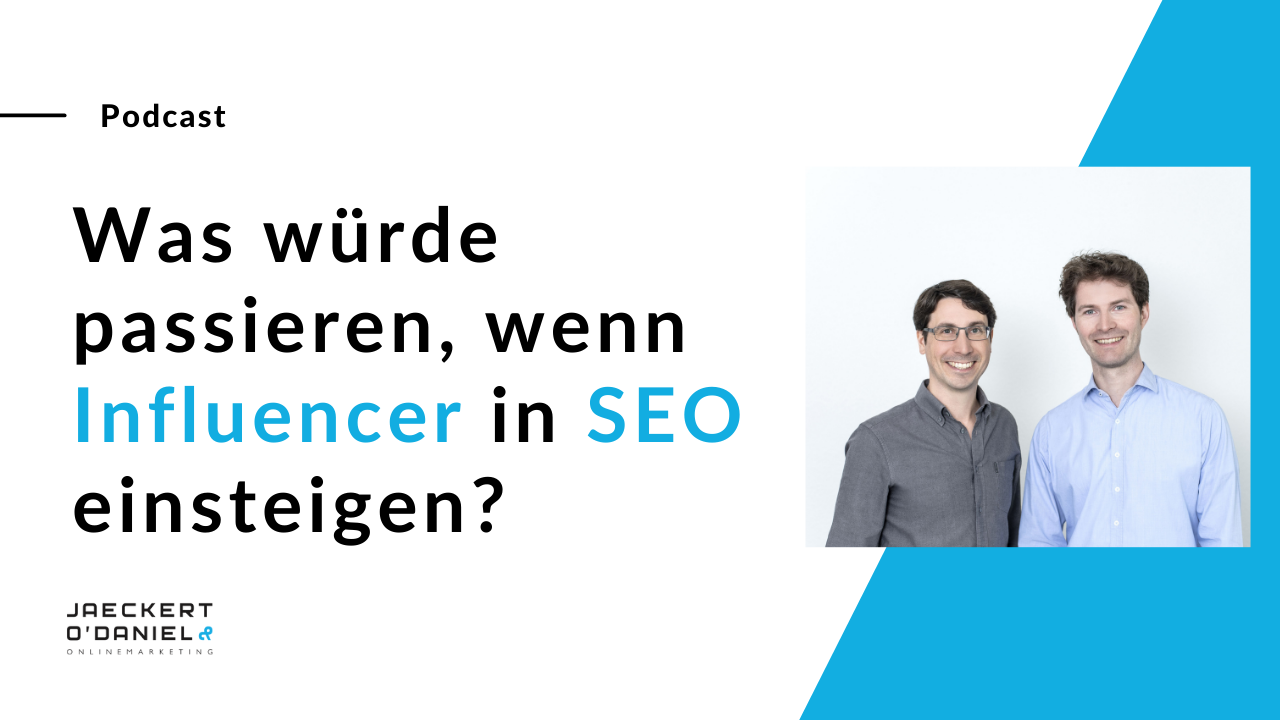 Was würde passieren, wenn Influencer in SEO einsteigen?