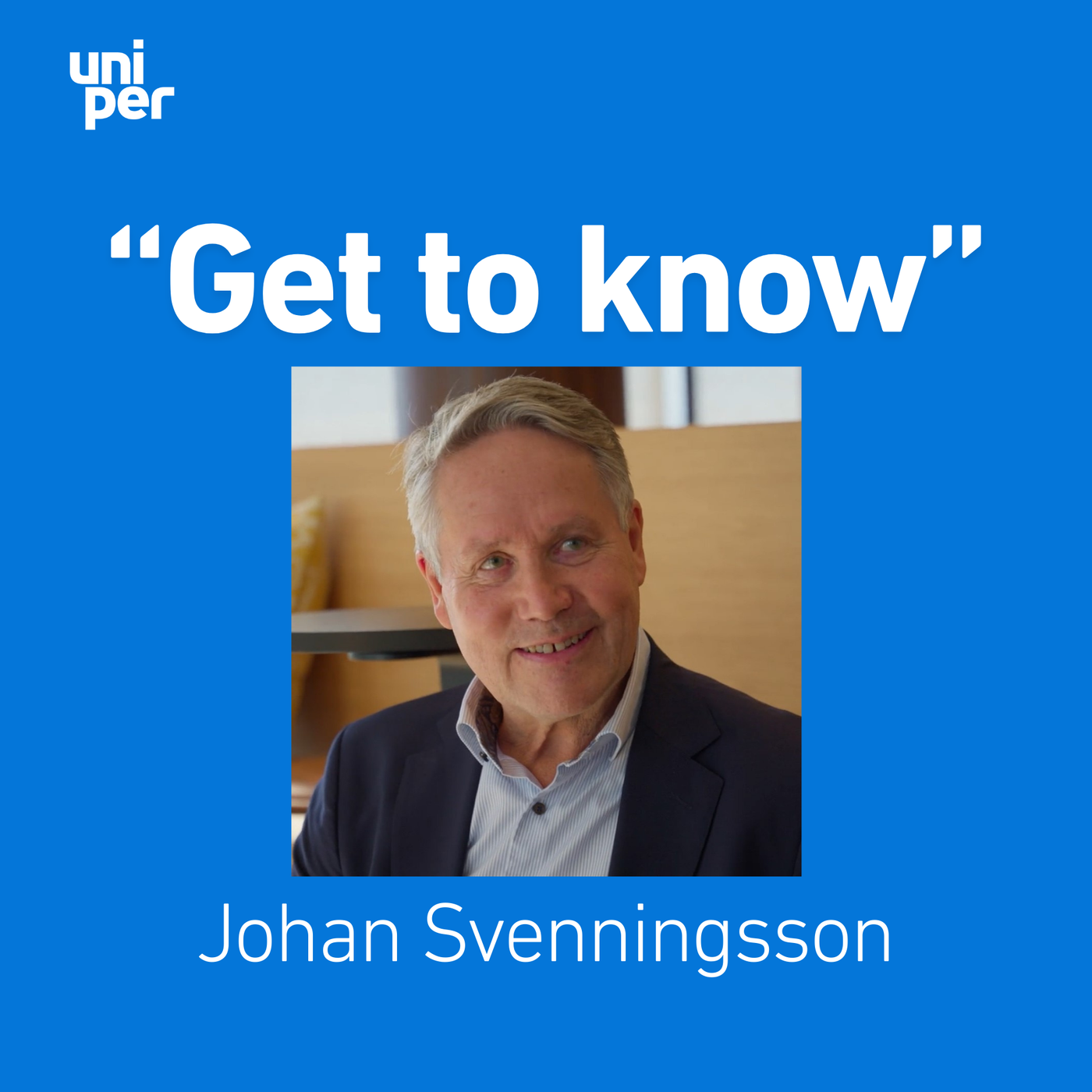 Uniper | Get to know... Johan Svenningsson 