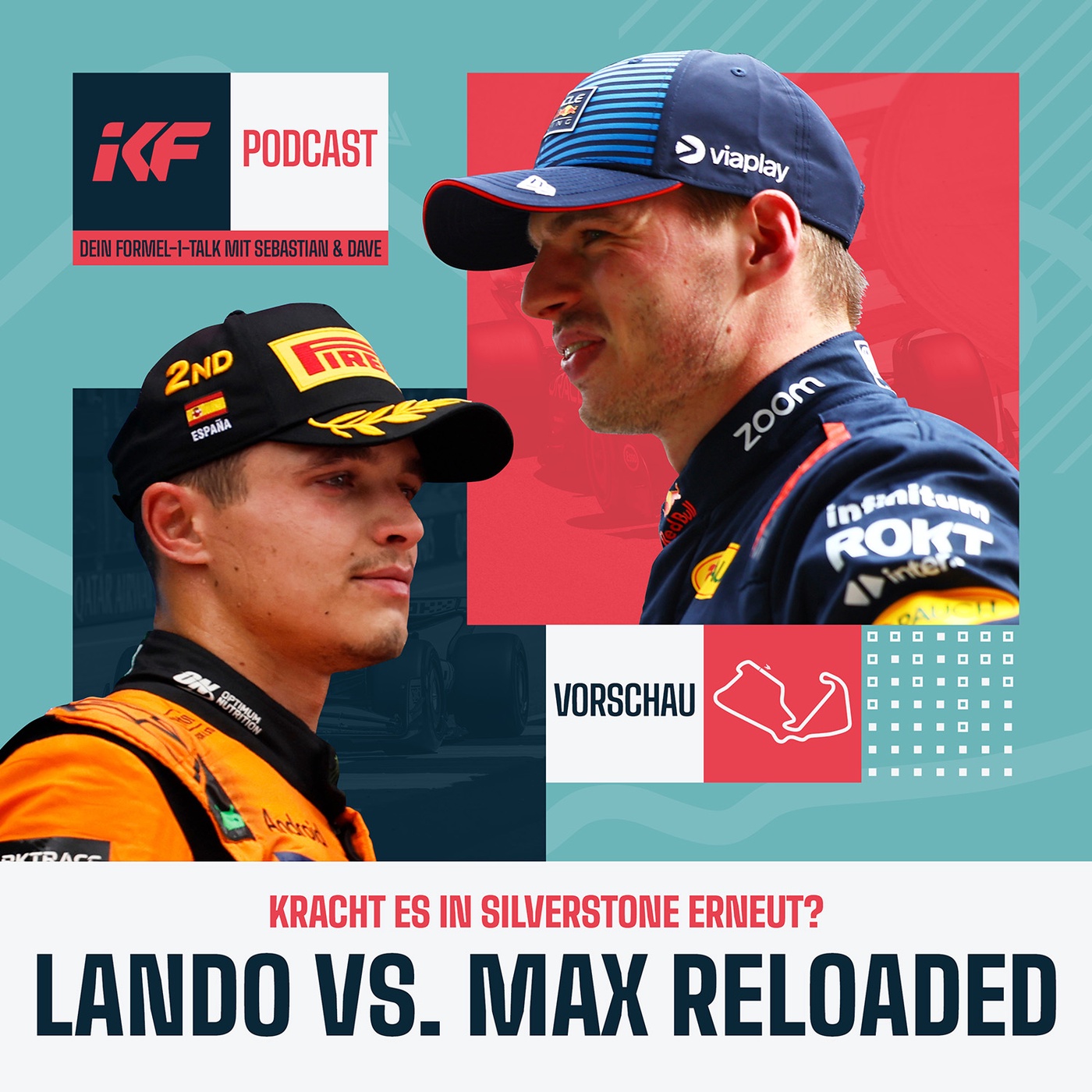 Lando vs. Max reloaded - kracht es in Silverstone erneut?