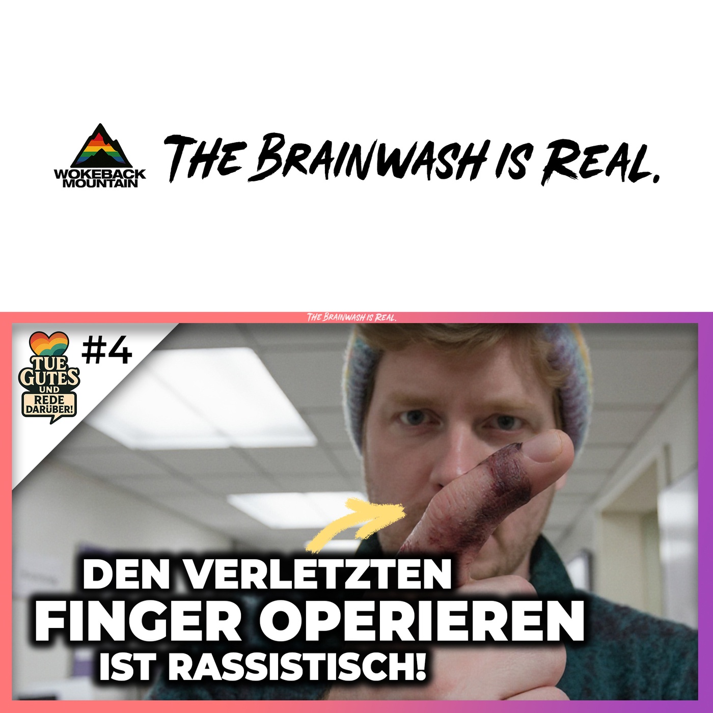 Einen verletzten Finger zu operieren, das ist RASSISTISCH!