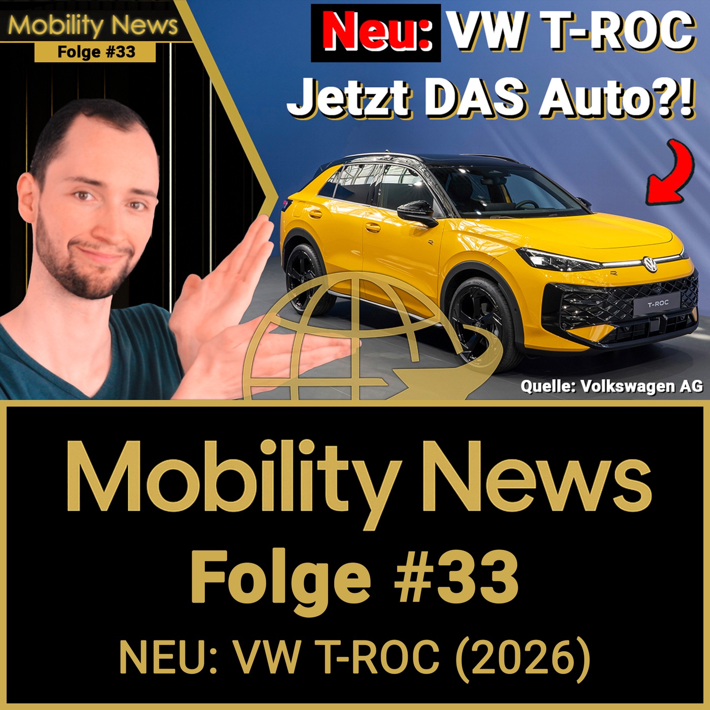 Upgrade-Alarm: VW T-Roc (2026) wächst DAS AUTO über sich hinaus?! u.v.m. | Mobility News #33