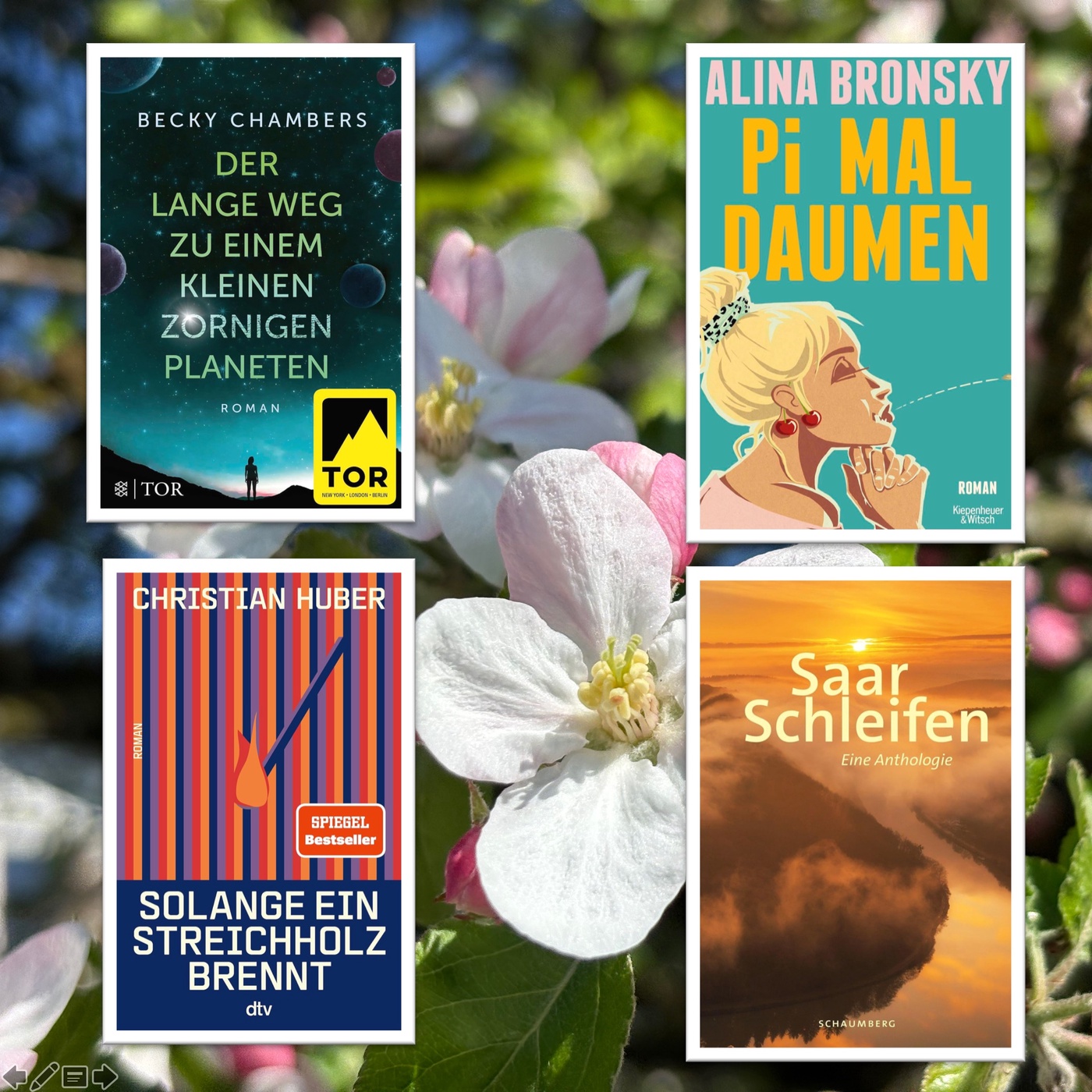 Frühlingslese - Bücher für die ersten Tage auf dem Balkon