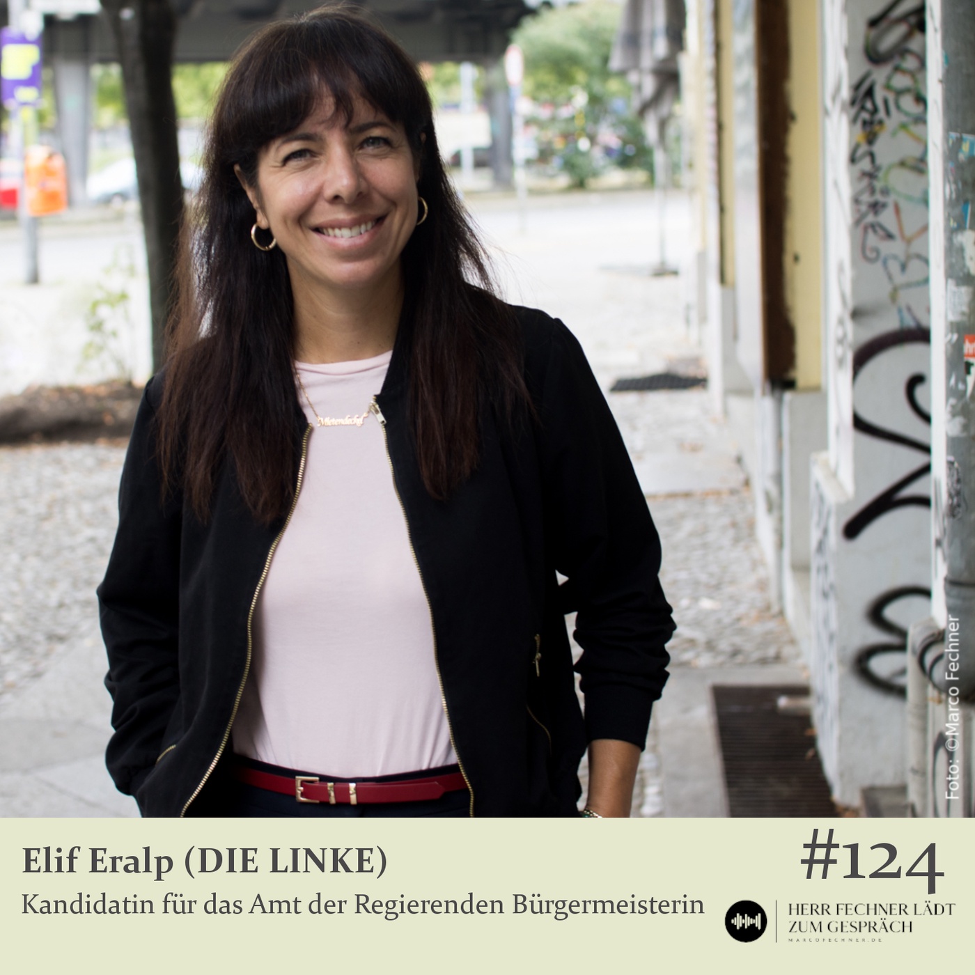 #124 Elif Eralp (DIE LINKE), Kandidatin für das Amt der Regierenden Bürgermeisterin