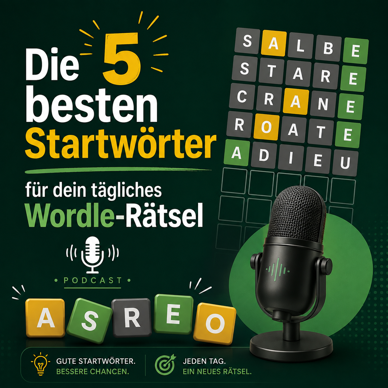 Die 5 besten Startwörter für dein tägliches Wordle-Rätsel