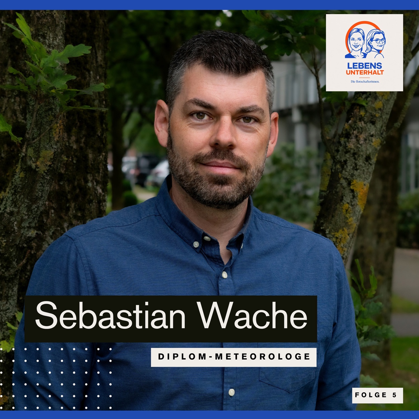 Zwischen (TV-)Wetterkarte, KI und Klimakrise. – Wie Diplom-Meteorologe Sebastian Wache aufs Morgen blickt.