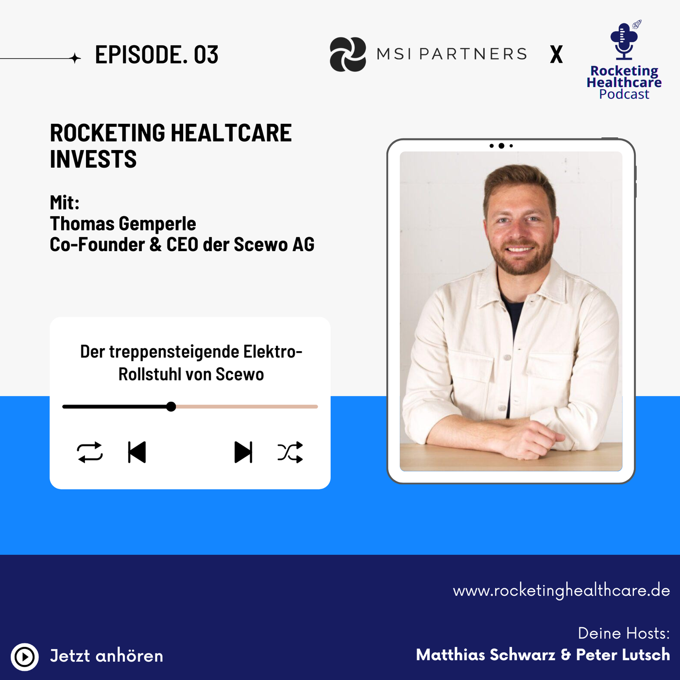 RHC Invests 03: Der treppensteigende Elektro-Rollstuhl von Scewo