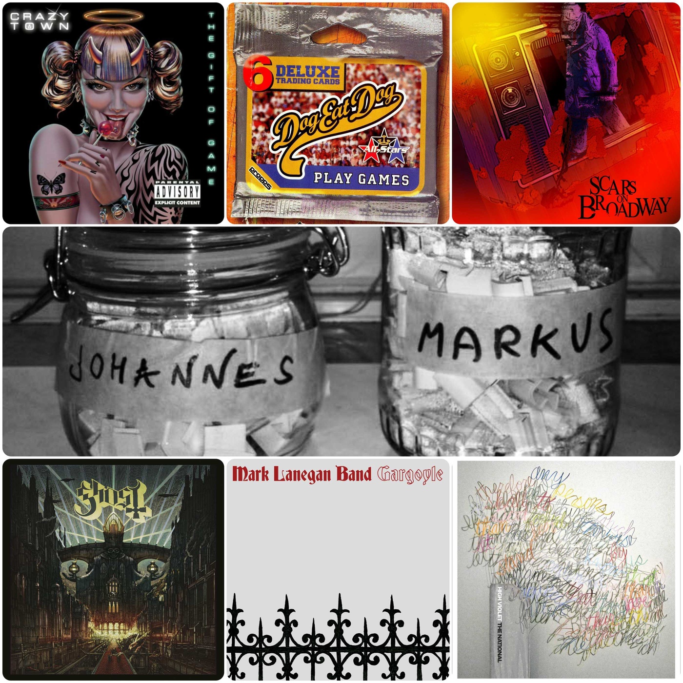 #5 - Crazy Town, Dog Eat Dog, Ghost, Mark Lanegan, The National, Scars on Broadway