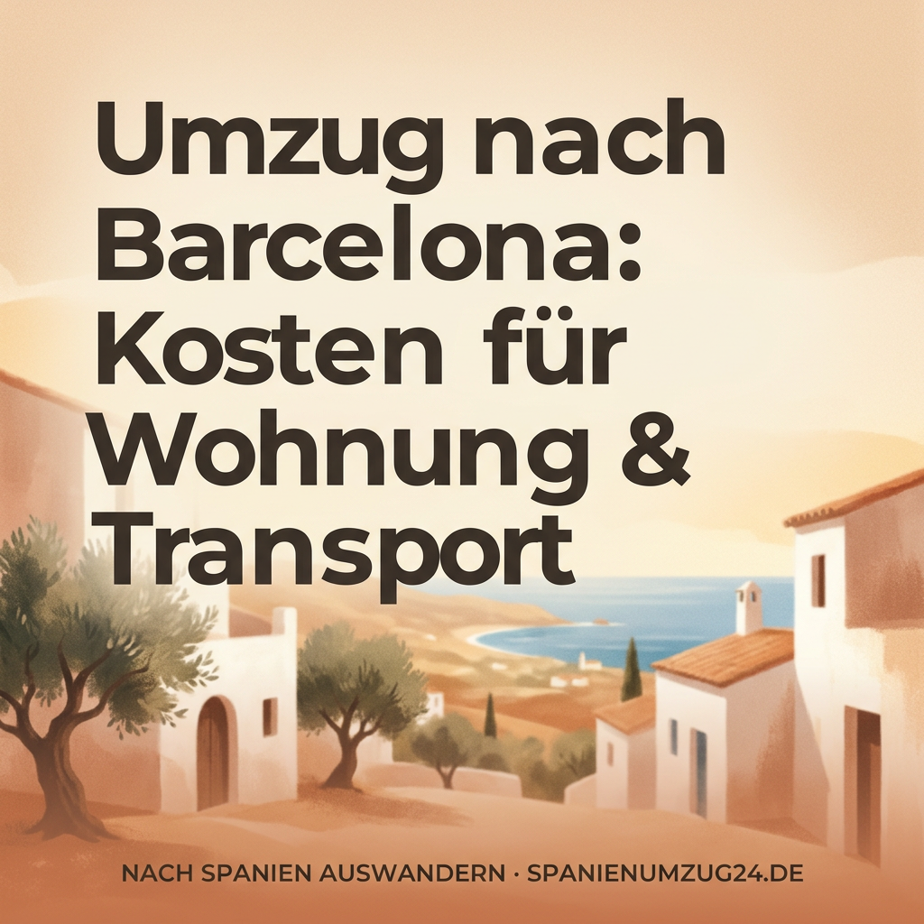 Umzug nach Barcelona: Kosten für Wohnung & Transport