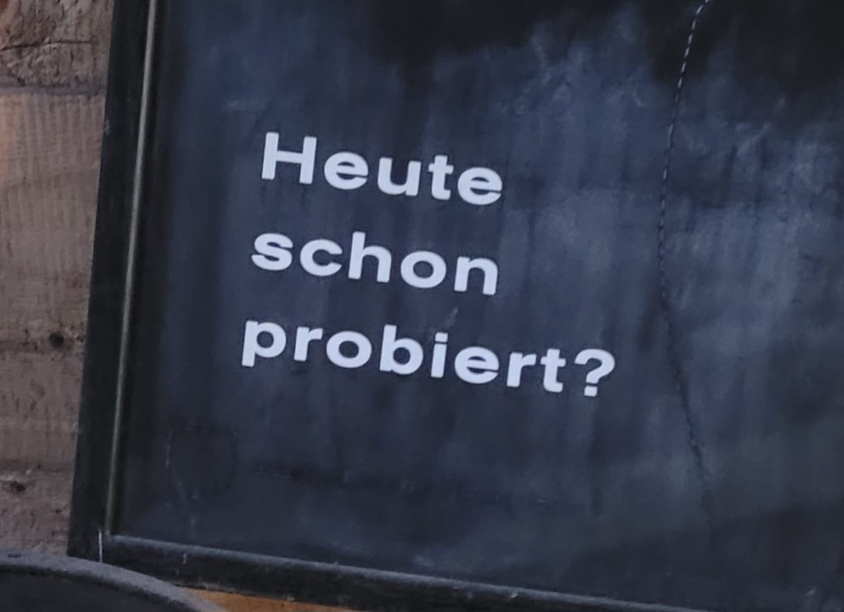 Nur nicht müde werden!