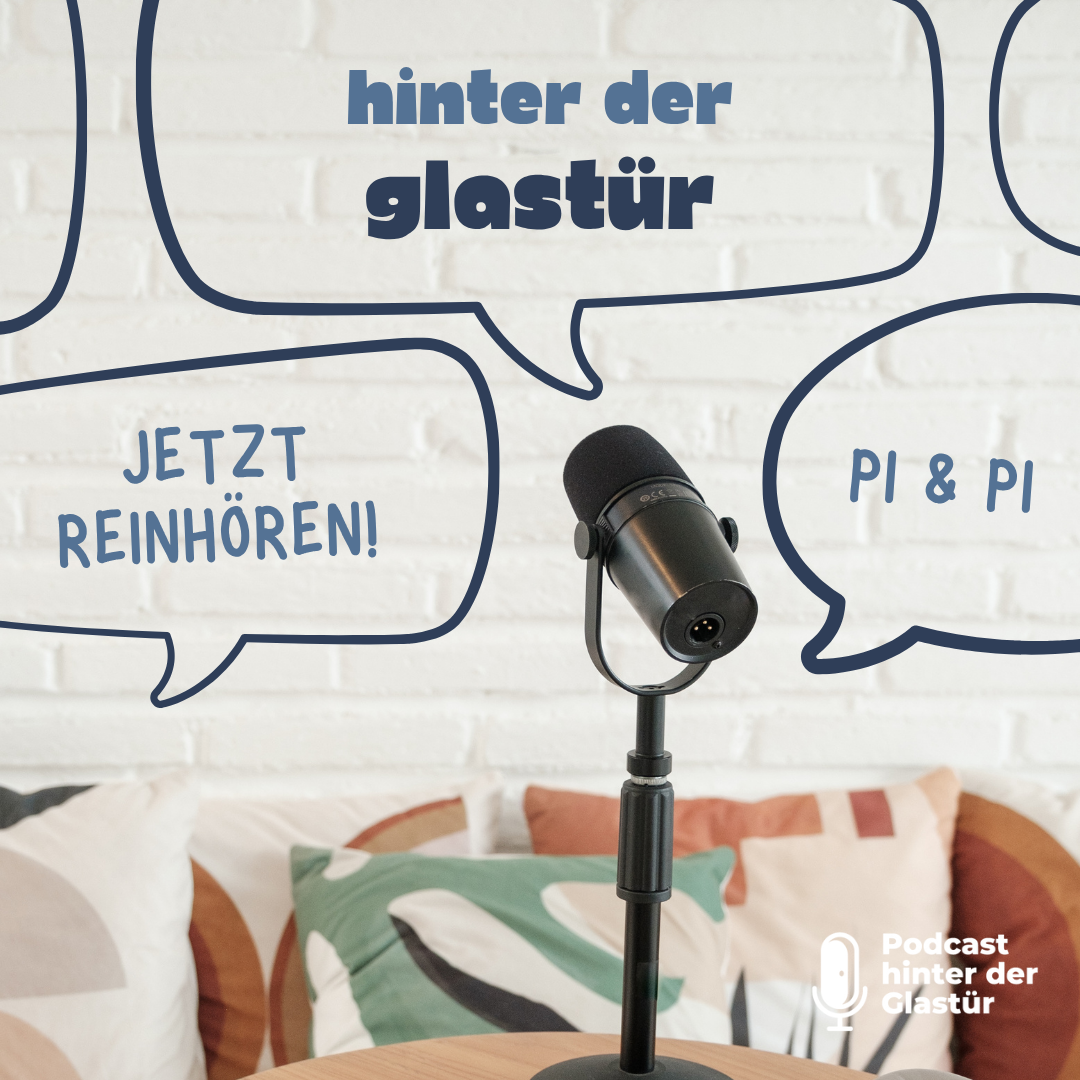Hinter der Glastür
