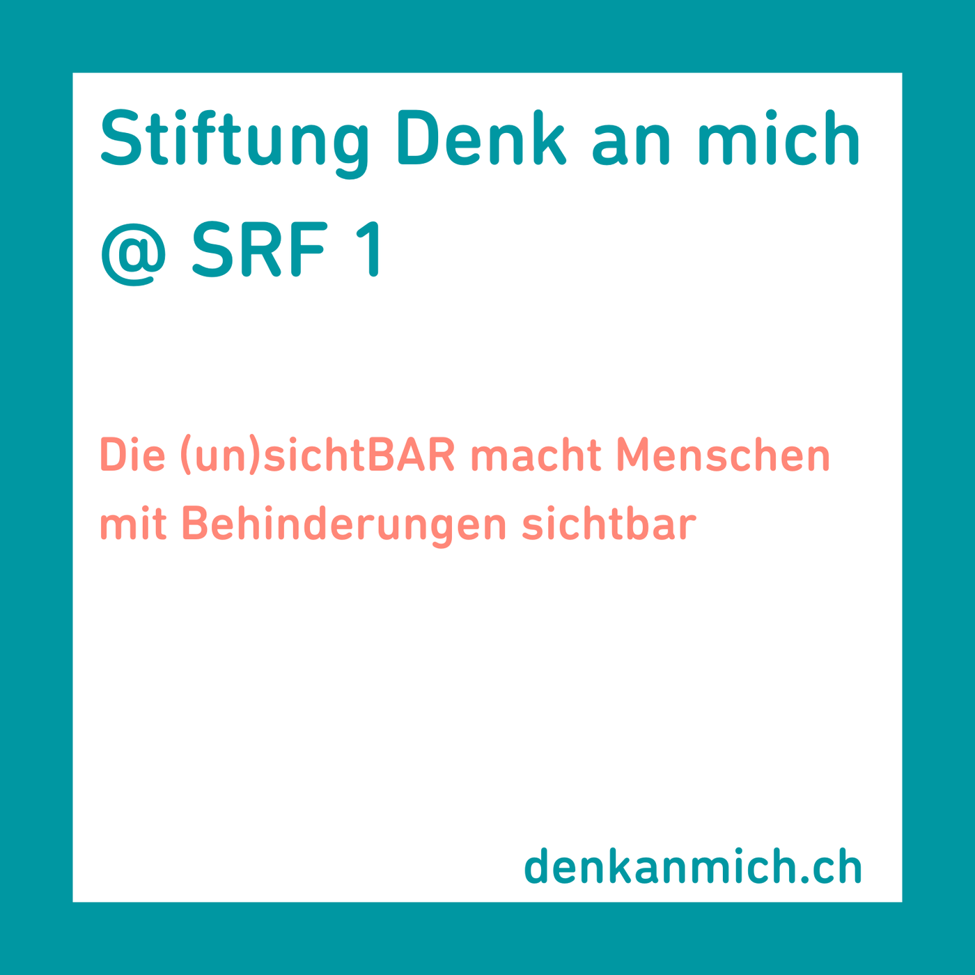 Die (un)sichtBAR macht Menschen mit Behinderungen sichtbar