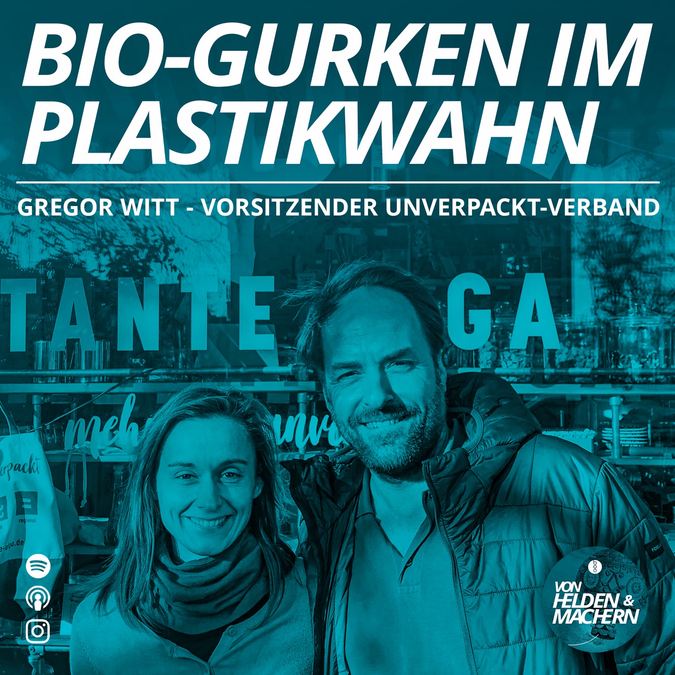 Bio-Gurken im Plastikwahn - UNVERPACKT ausgepackt.