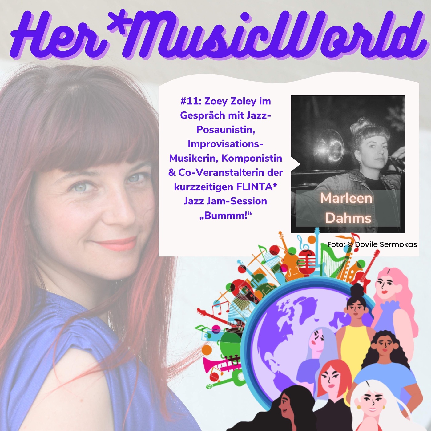 #11 HerMusicWorld Podcast mit Gästin Marleen Dahms