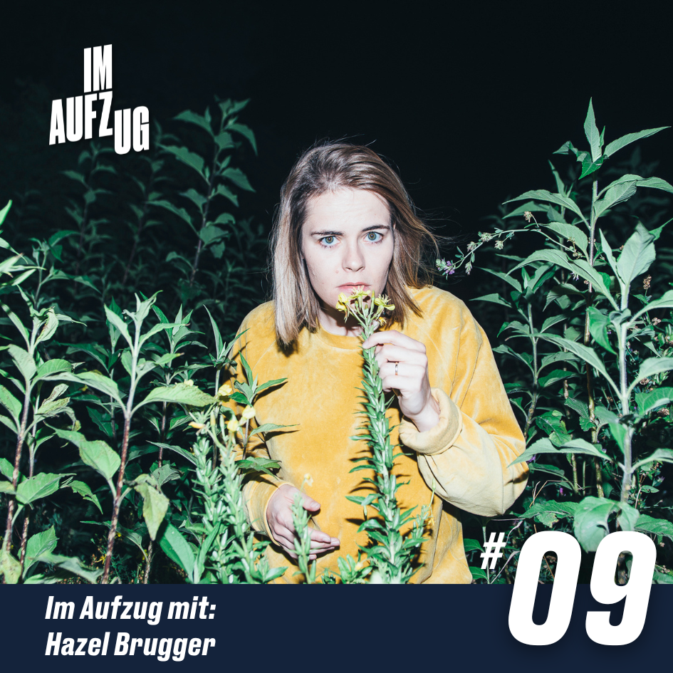 Im Aufzug mit Hazel Brugger