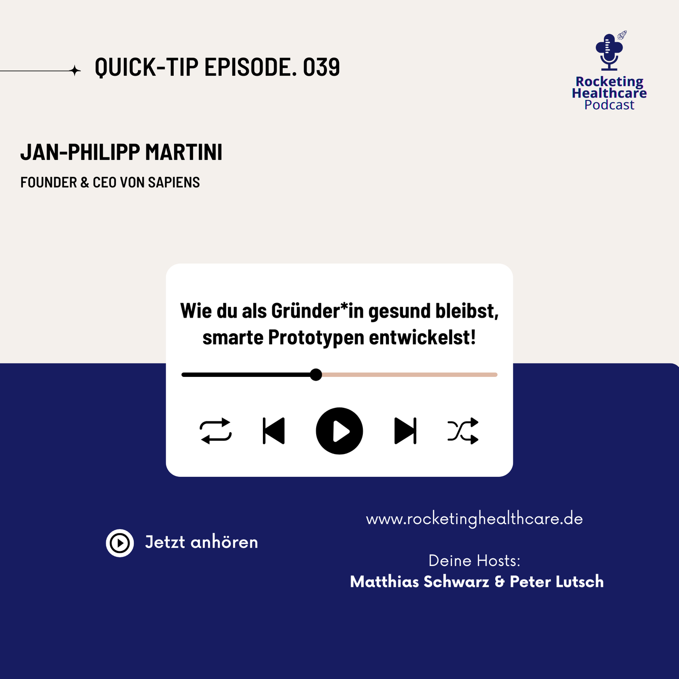 QuickTips #39: Mit Jan-Philipp Martini,  Founder & CEO von Sapiens