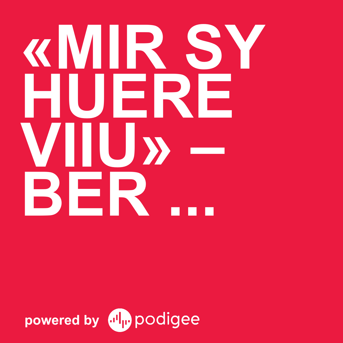 «Mir sy huere viiu» – Berner Widerstandsgeschichten