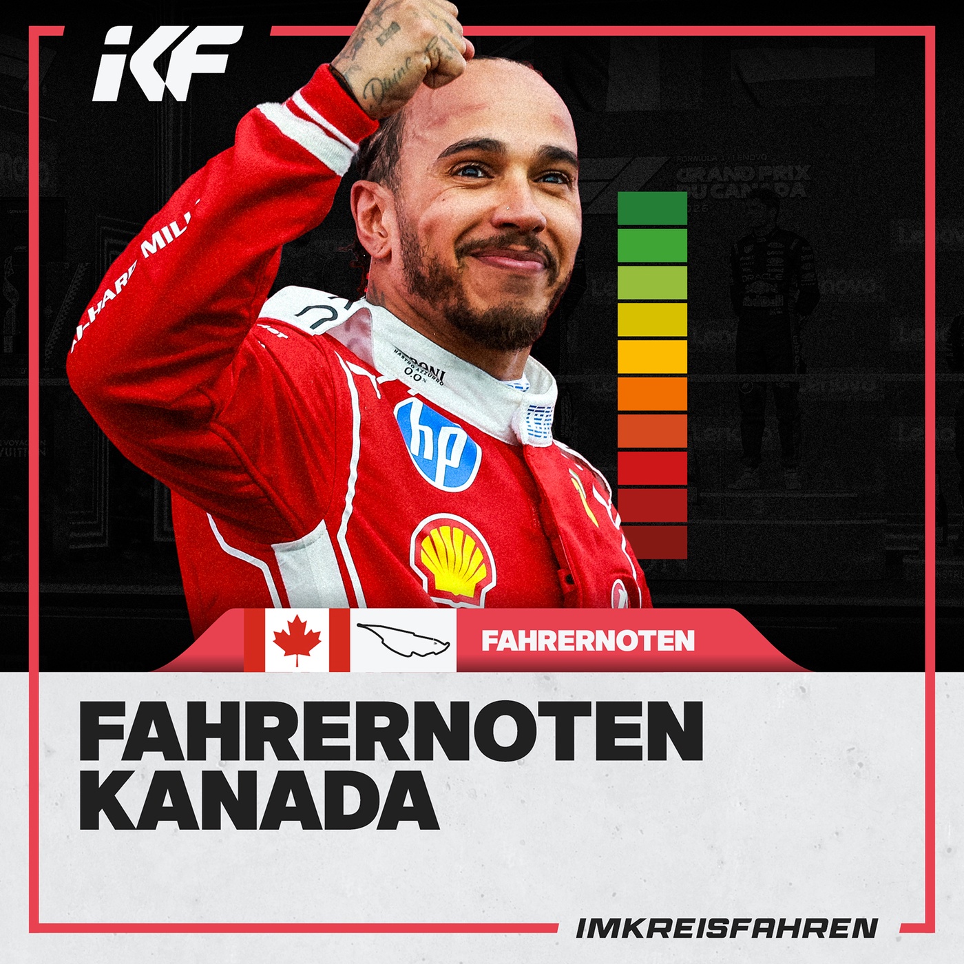 Wer verdient die 10/10? in Montréal? | Fahrernoten Kanada