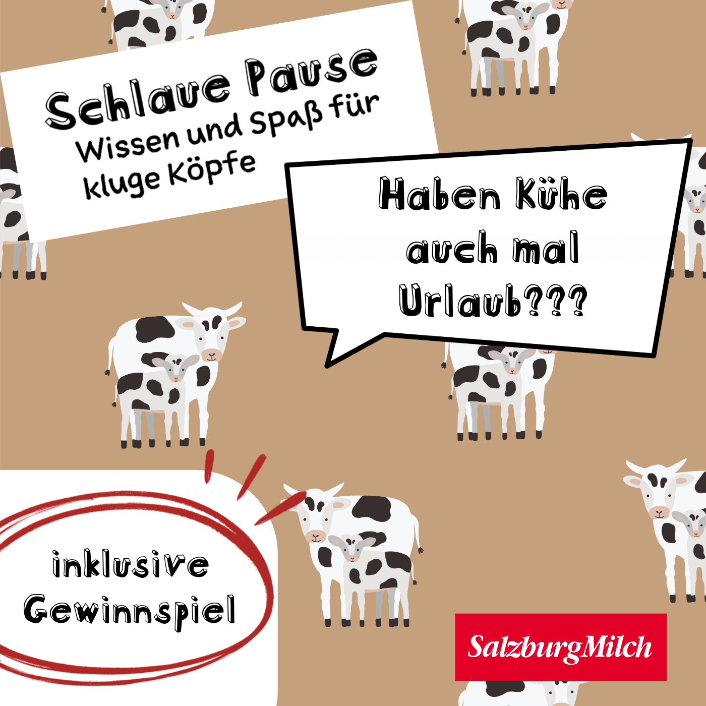 Haben Kühe auch mal Urlaub?