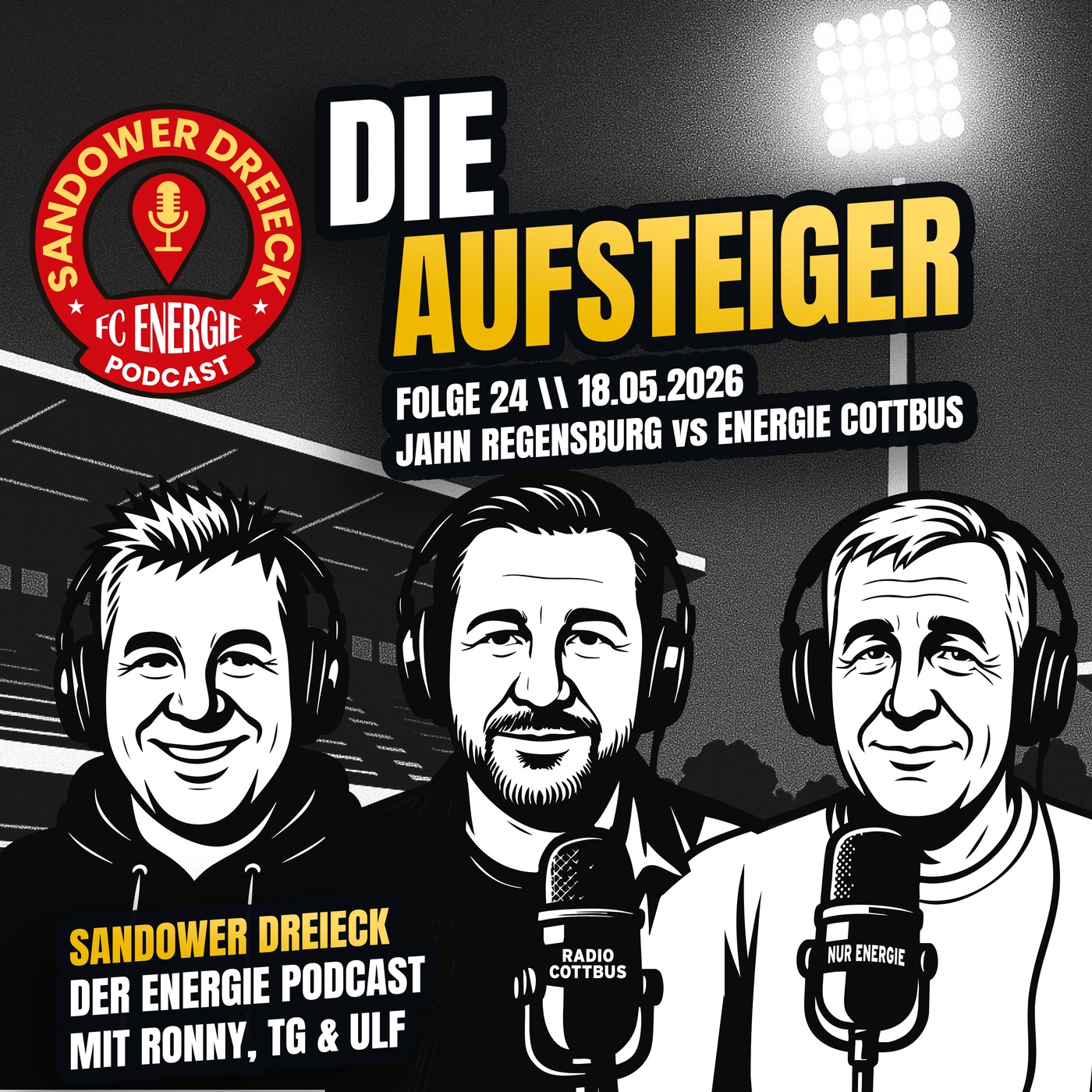 Die Aufsteiger | Jahn Regensburg vs. Energie Cottbus | Sandower Dreieck - Der Energie Cottbus-Podcast