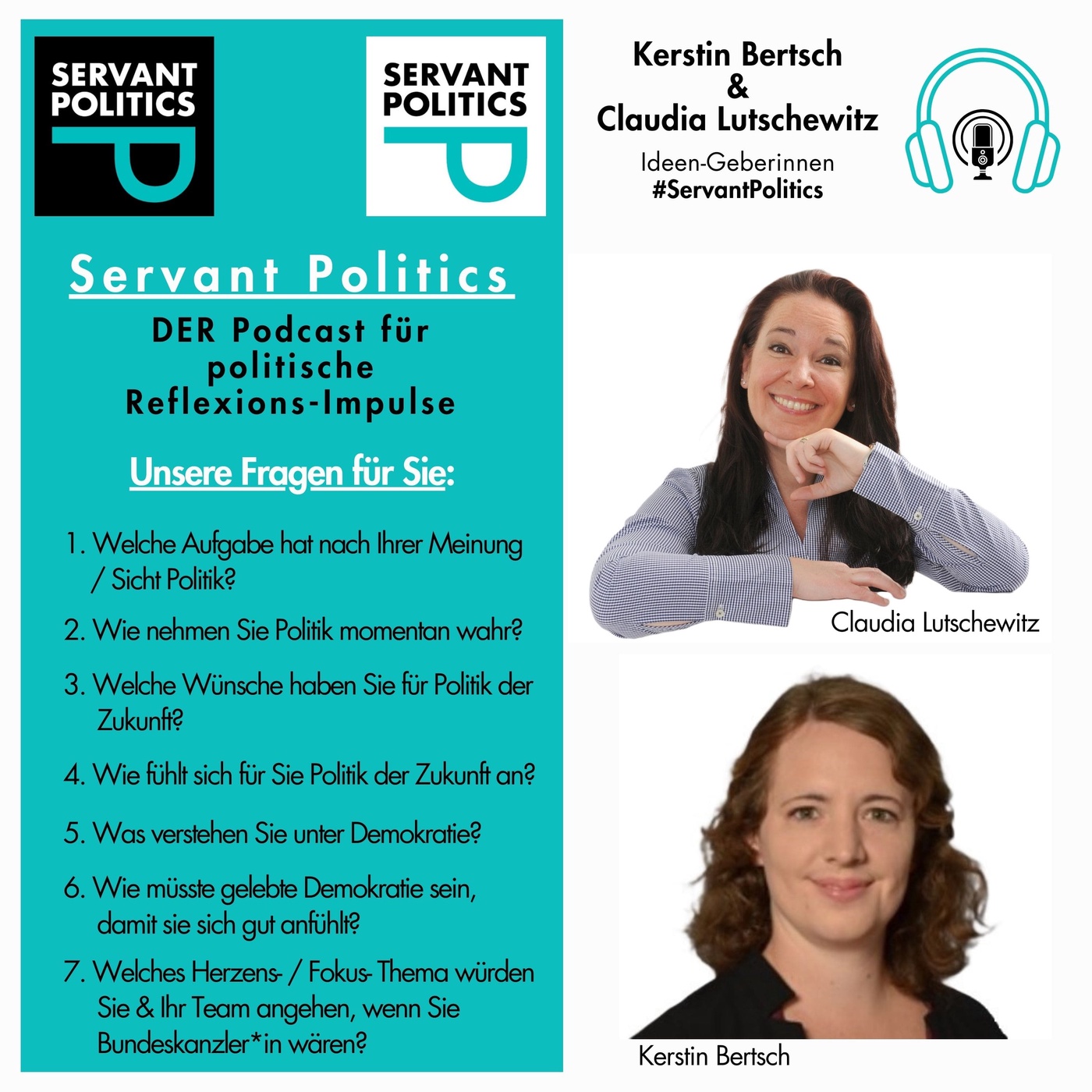 Trailer zu Servant Politics - Kerstin & Claudia stellen das Projekt und ihre Podcast-Idee vor