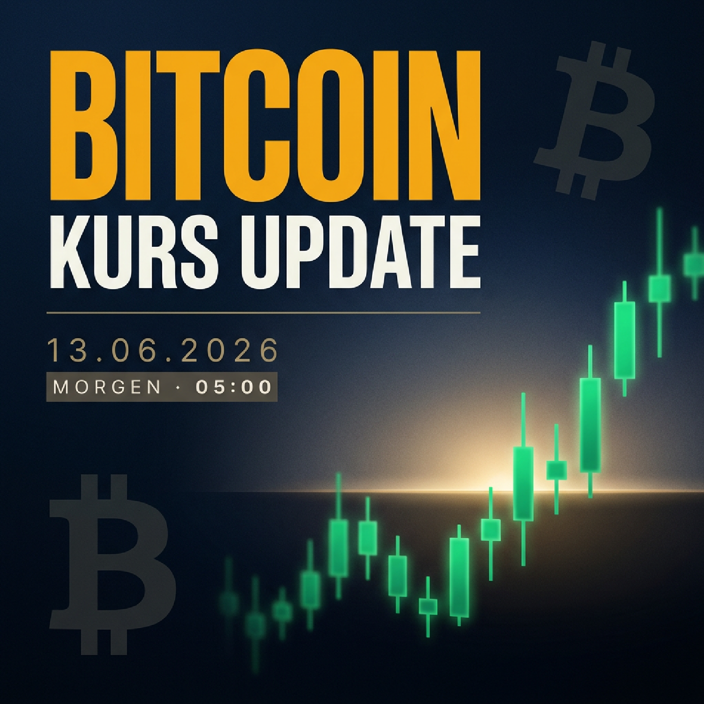 Bitcoin Kurs Morgen 13.06.2026: 54.958 € (+0.10 %)