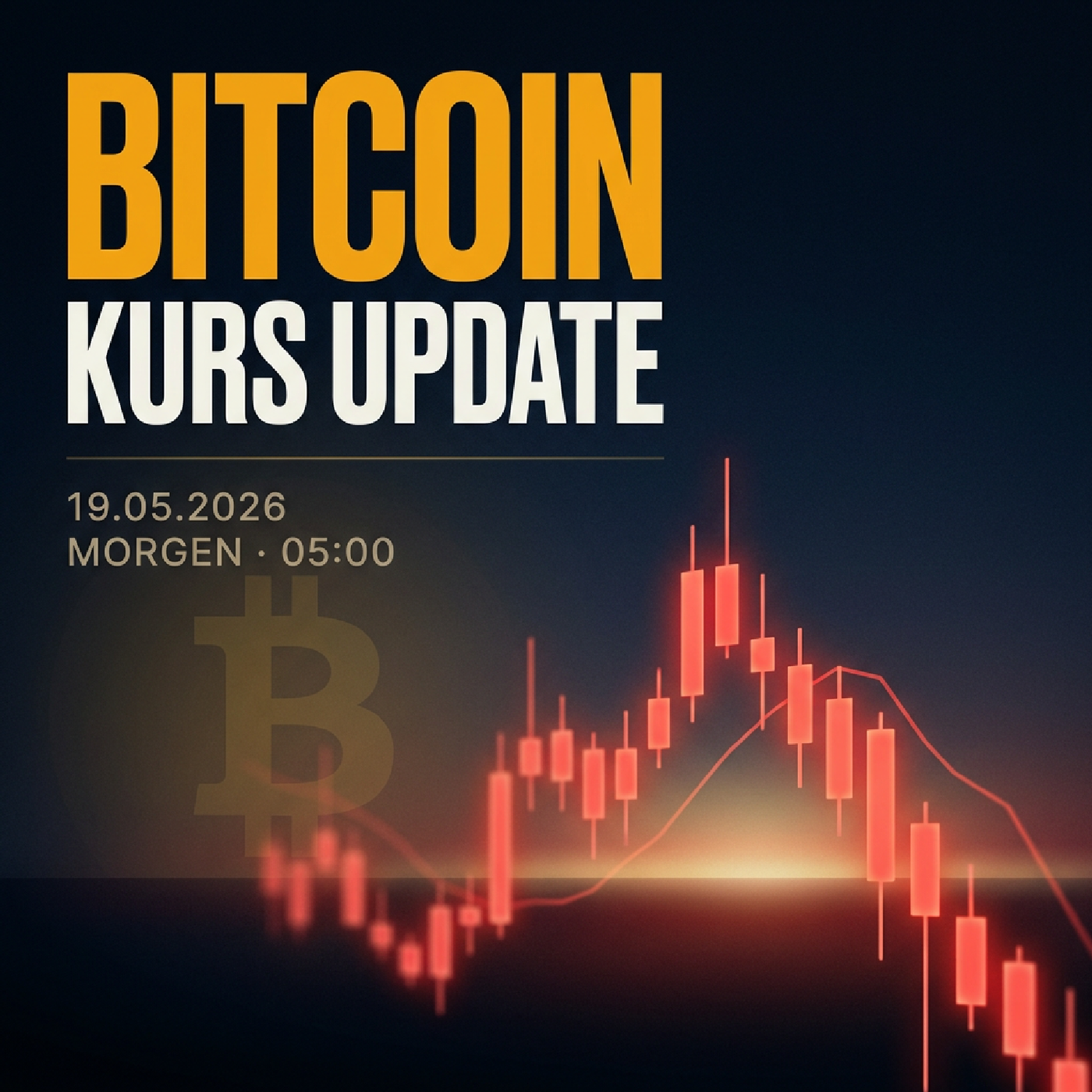 Bitcoin Kurs Morgen 19.05.2026: 65.760 € (-0.50 %)