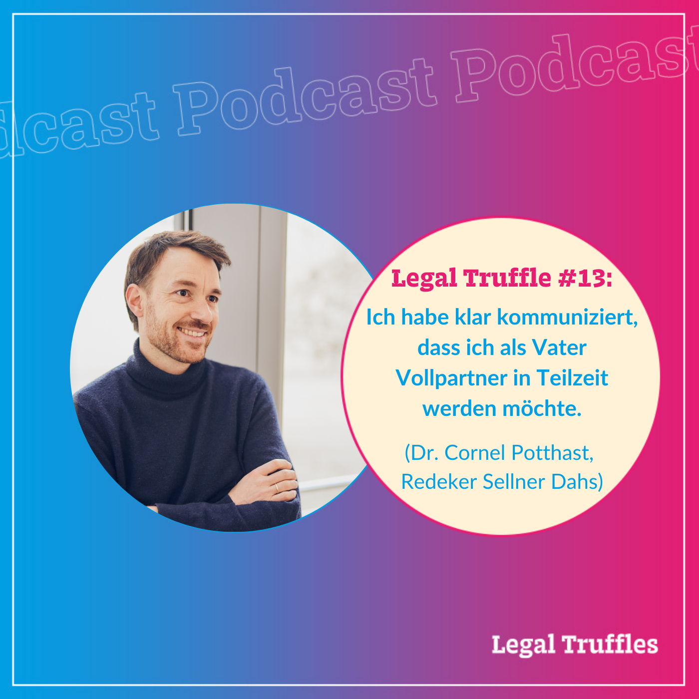 #13: Als Vater in Teilzeit in die Partnerschaft/ Dr. Cornel Potthast