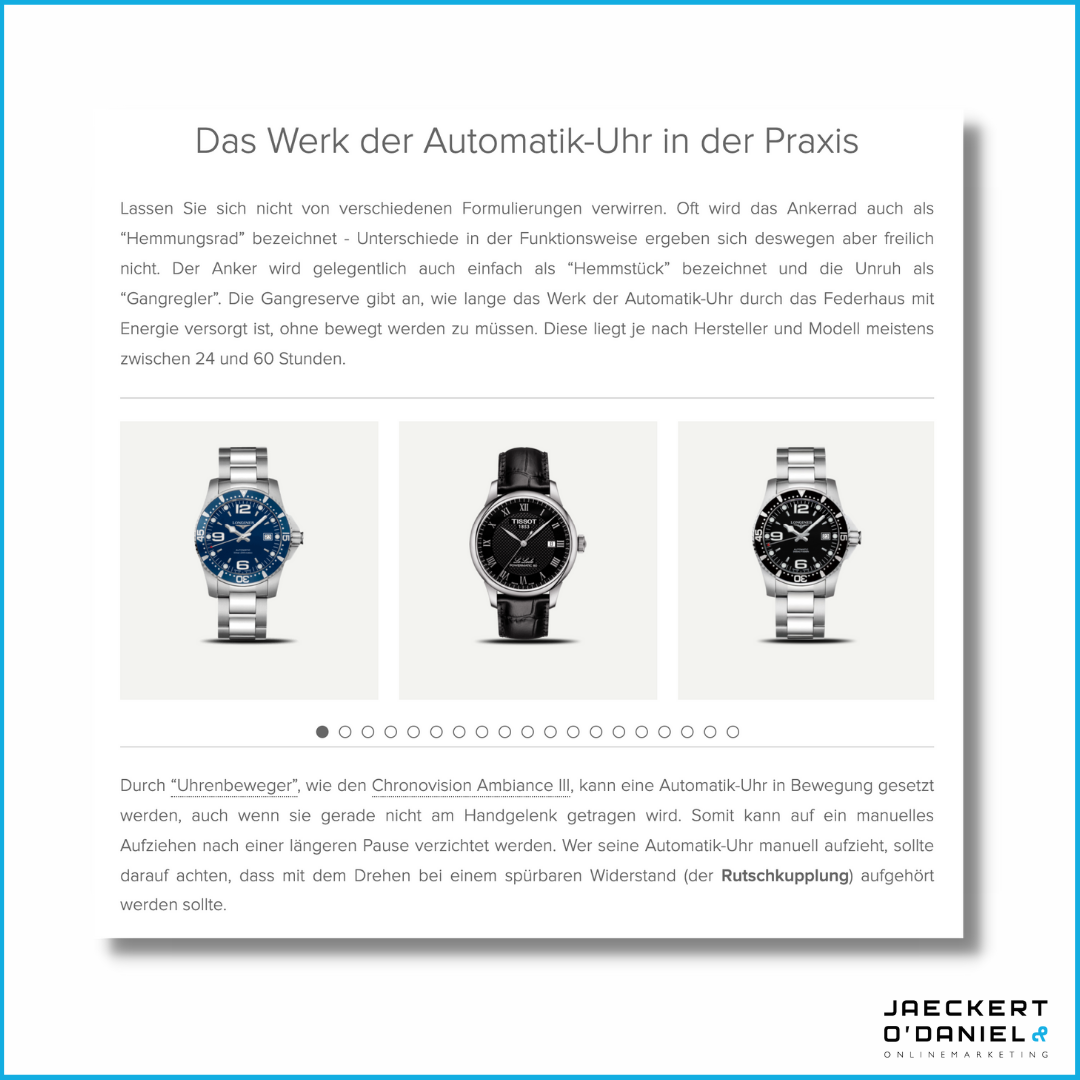 Wie kann man im Content-Marketing klug Produkte zeigen?