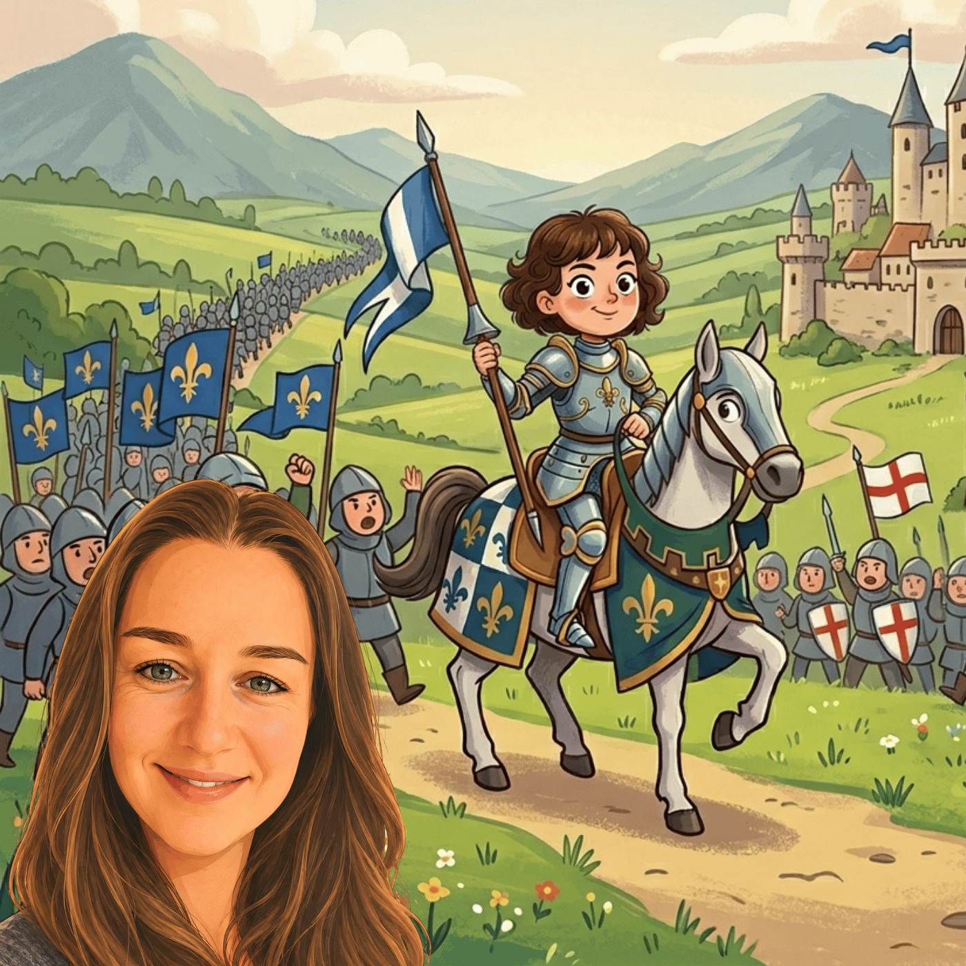 Jeanne d'Arc - Frankreichs Bauernmädchen in Ritterrüstung | Geschichte für Kinder