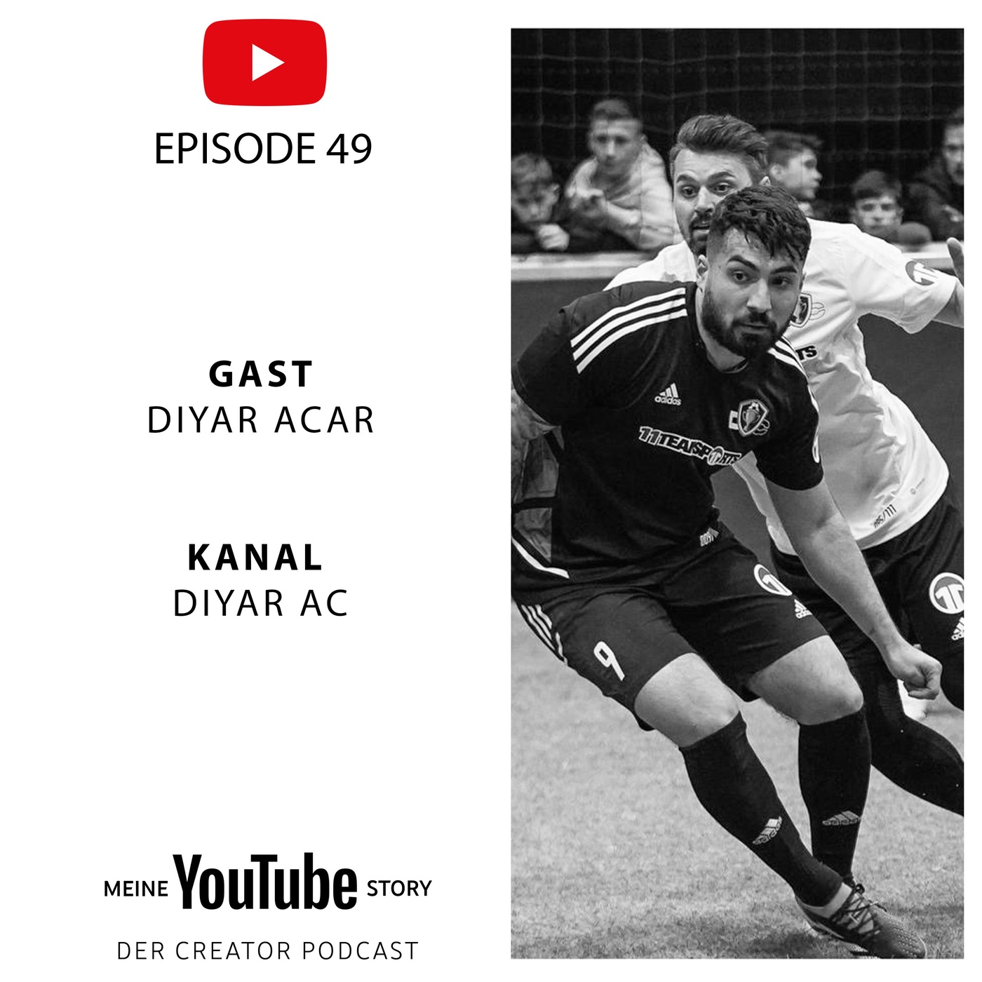 Diyar Ac: Mit Fußball-Liebe und -Legenden in Kurz und Lang zum YouTube Pionier