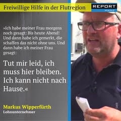 MARKUS WIPPERFÜRTH - zivile Fluthelfer kämpfen gegen Windmühlen