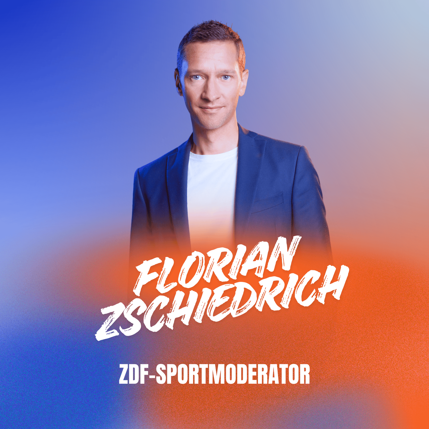 ZDF-Sportmoderator Florian Zschiedrich am Mikro bei Olympia und Paralympics