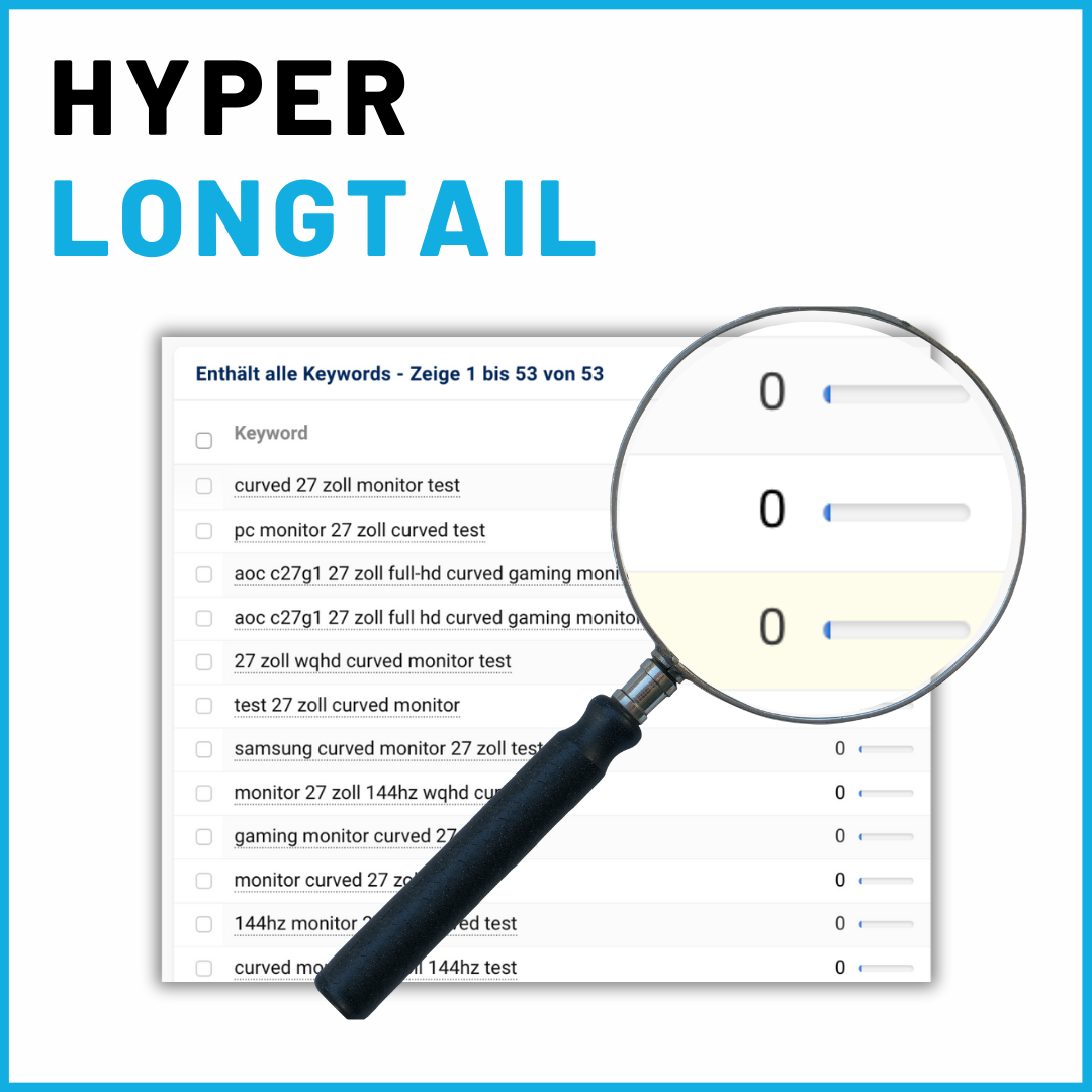 Hyper Longtail Keywords: Die geheimen Traffic-Bringer