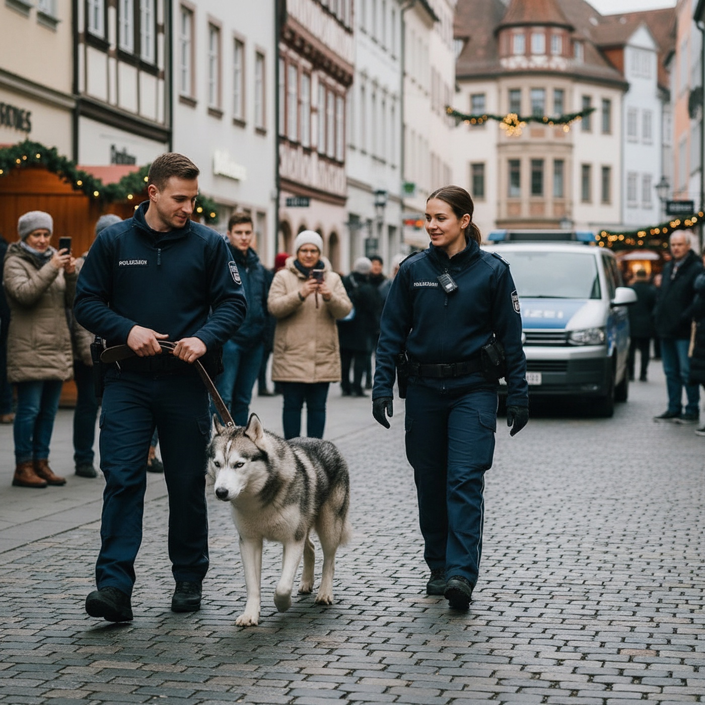  Ausgebüxt in Würzburgs Gassen – Husky Milo und der Wettlauf zur Rettung | Blaulicht Update Würzburg