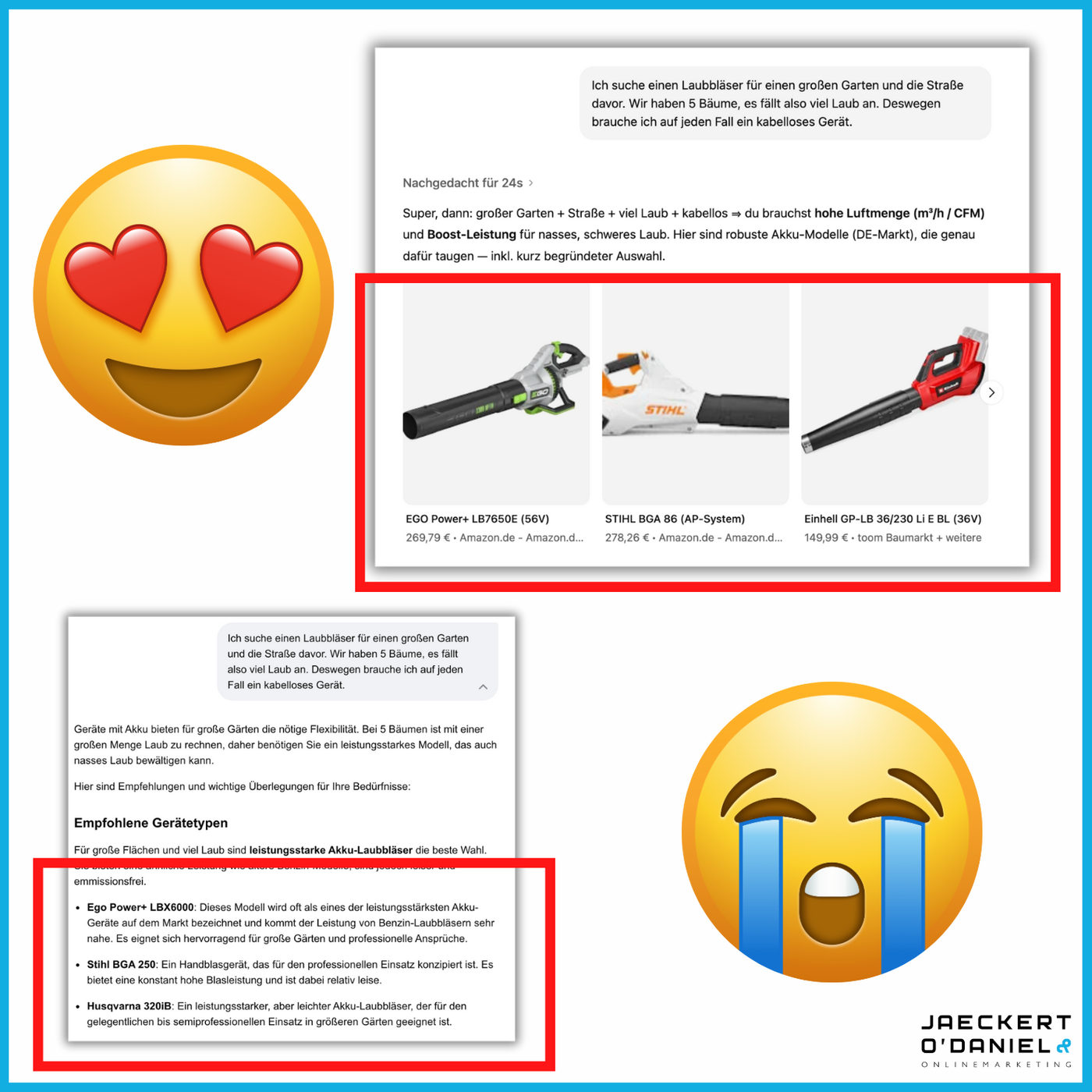 ChatGPT vs. AI Mode: Wer liefert die beste Kaufberatung?