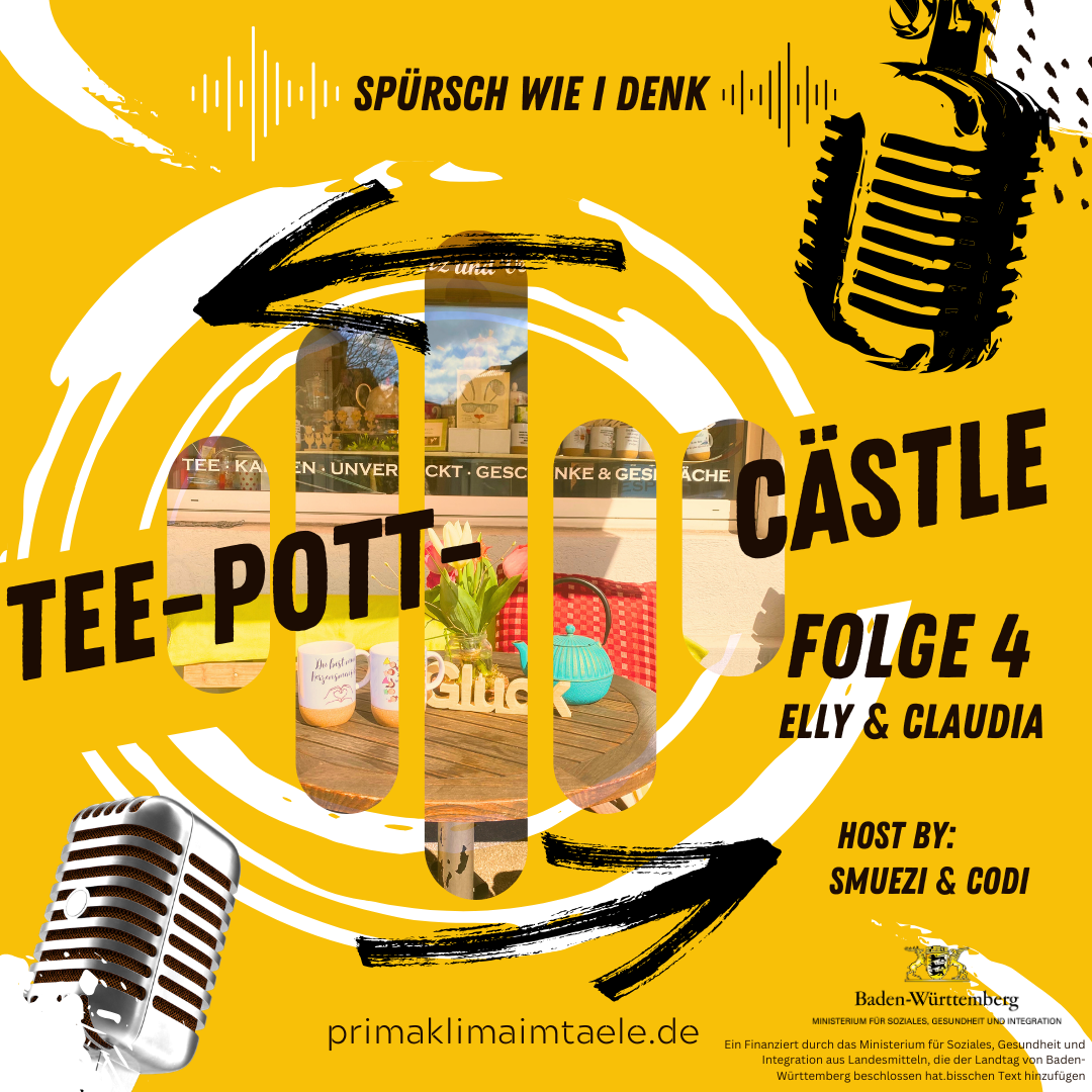Tee-Pott-Cästle mit Elly und Claudia
