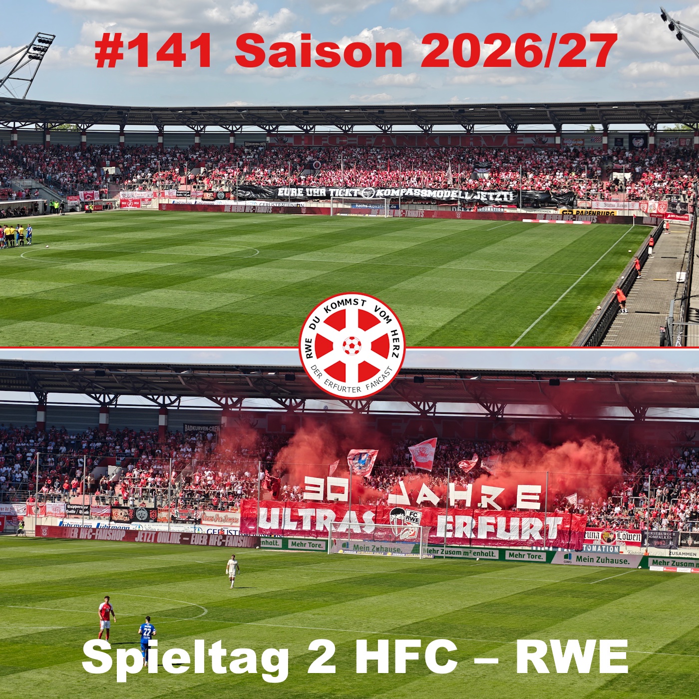 #141 Saison 2026/27 Spieltag 2 HFC – RWE