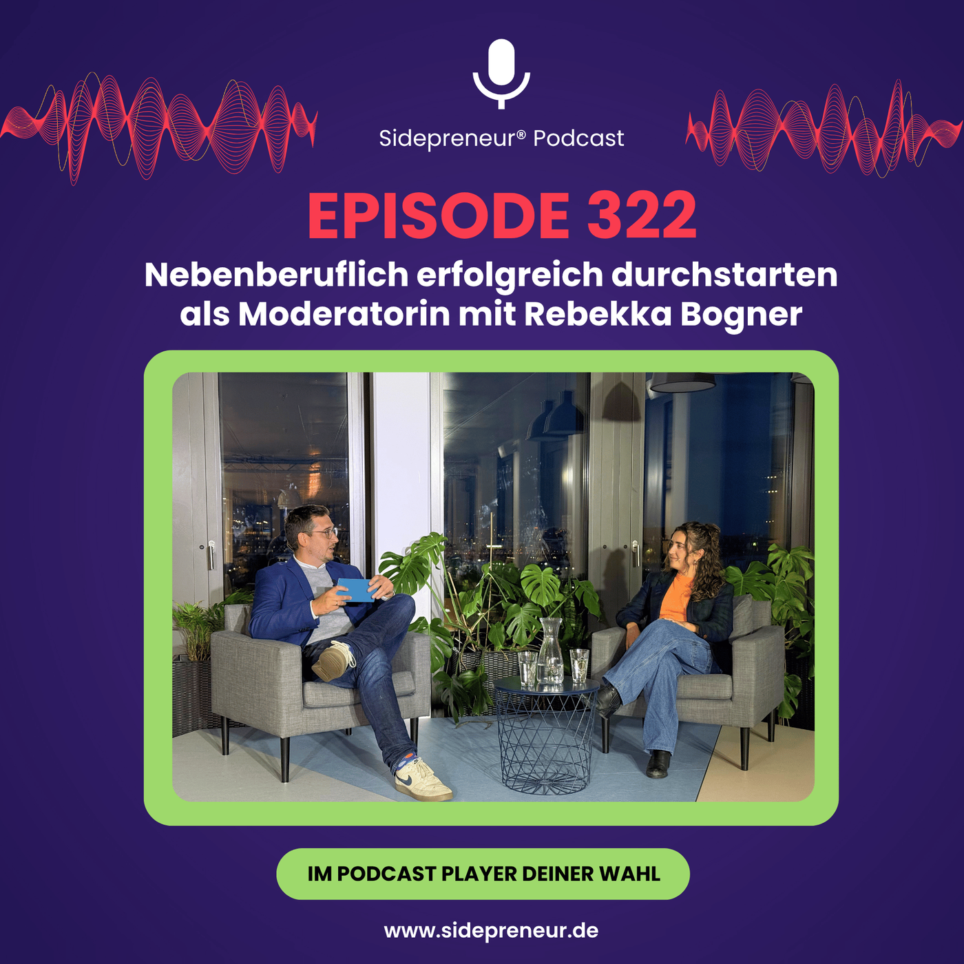 SP322- Nebenberuflich erfolgreich durchstarten als Moderatorin mit Rebekka Bogner