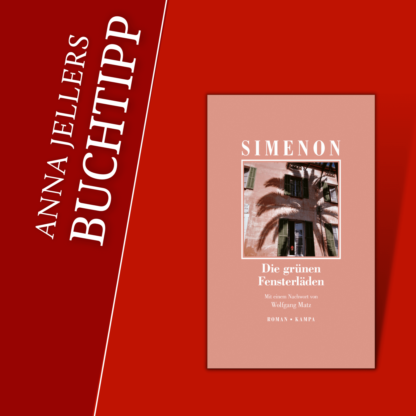 Anna Jellers Buchtipp | Georges Simenon: Die grünen Fensterläden