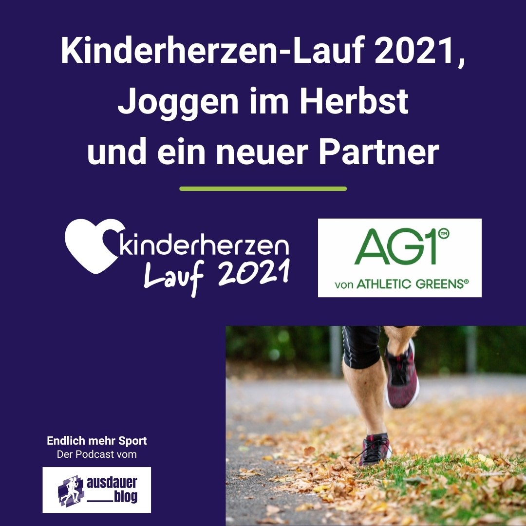 Kinderherzen-Lauf, Joggen im Herbst und ein neuer Partner