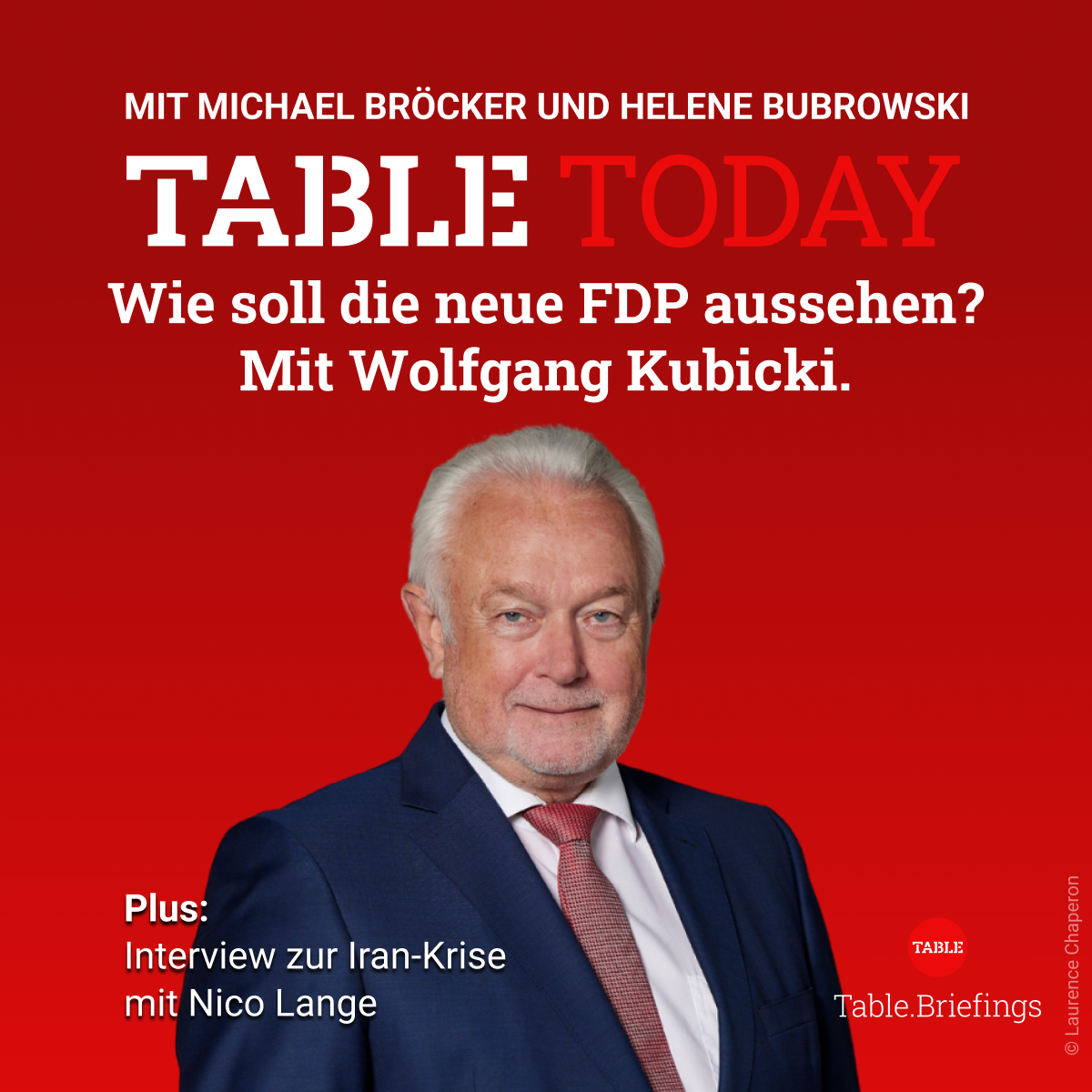 Wie soll die neue FDP aussehen? Mit Wolfgang Kubicki.